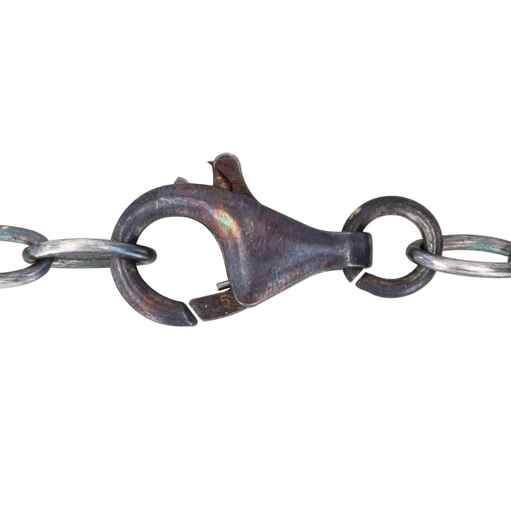 Eli Skeets Navajo Sterling Kingman Turquoise Drop Necklace