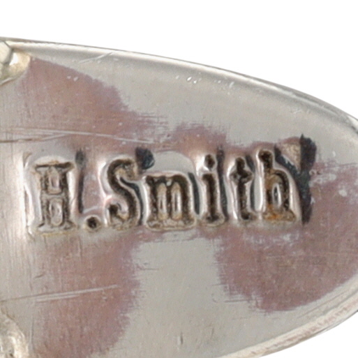 Harold Smith Navajo Sterling Multi-Stone Inlay Ring Sz 8.5
