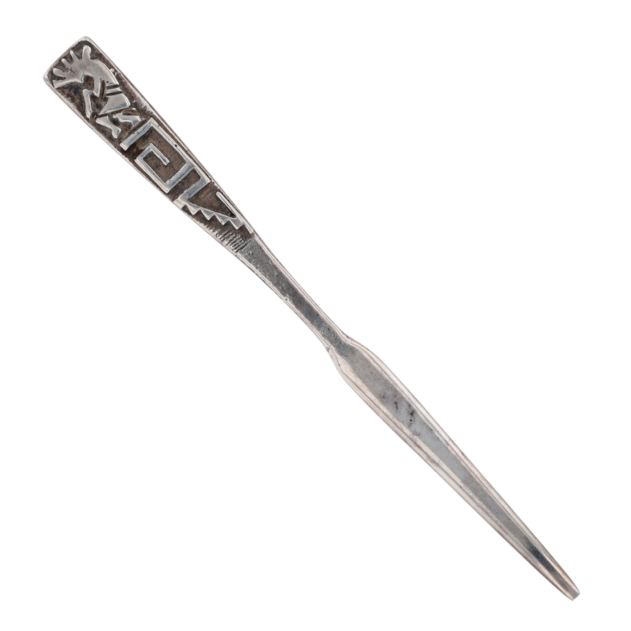 Vintage Don Platero Navajo Sterling Kokopelli Letter Opener