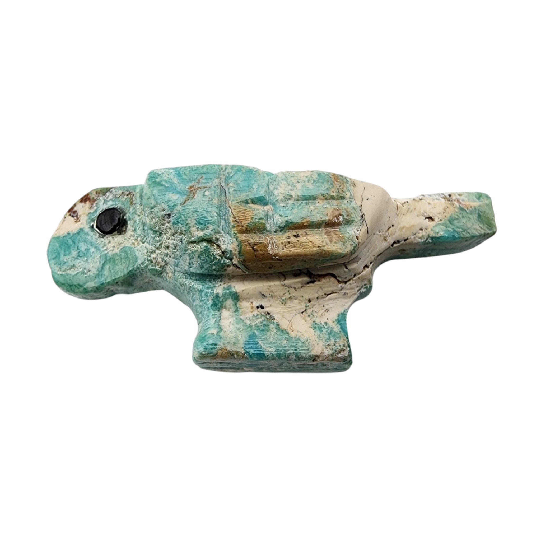 Zuni Turquoise Parrot Fetish Carving