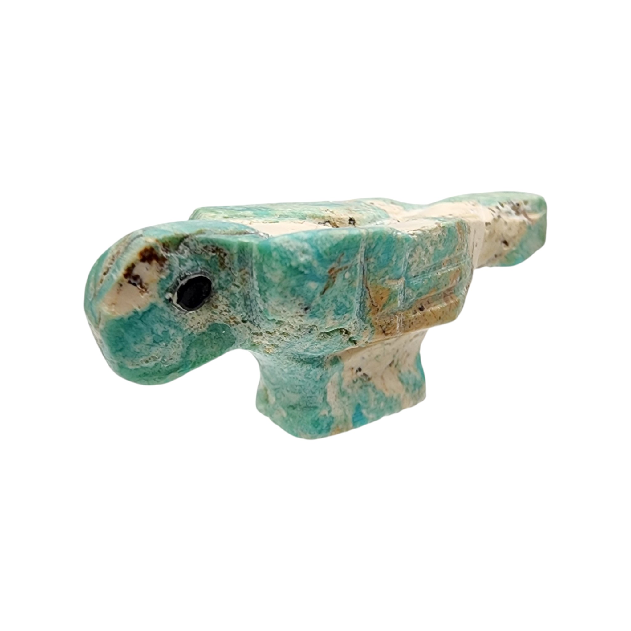 Zuni Turquoise Parrot Fetish Carving