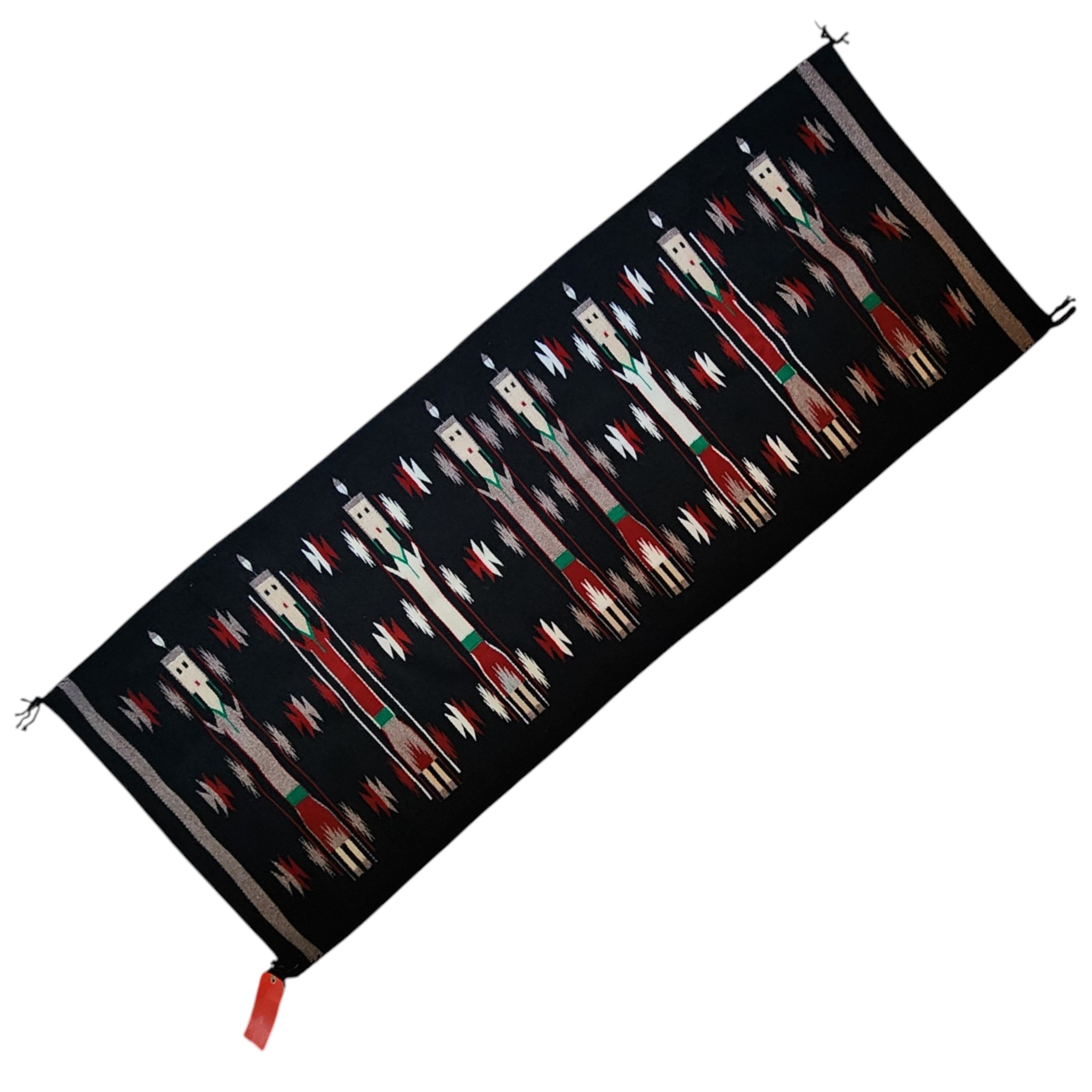 Bessie Yazzie Navajo Woven Yei Rug