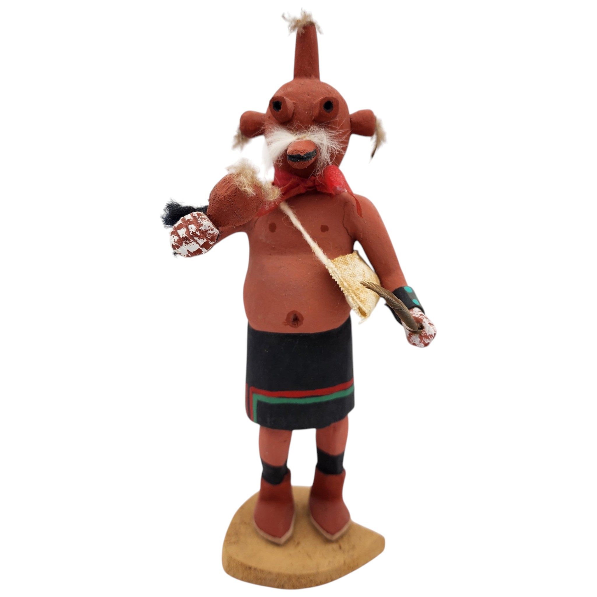 Leonard Shupla Hopi Mudhead Koyemsi Kachina Doll