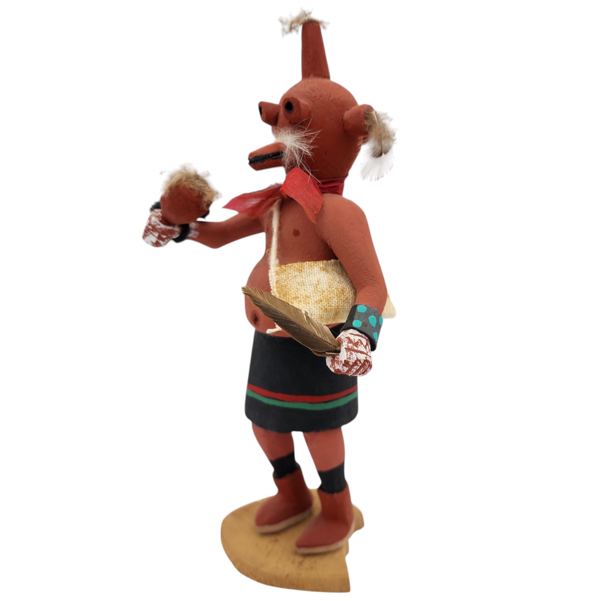Leonard Shupla Hopi Mudhead Koyemsi Kachina Doll