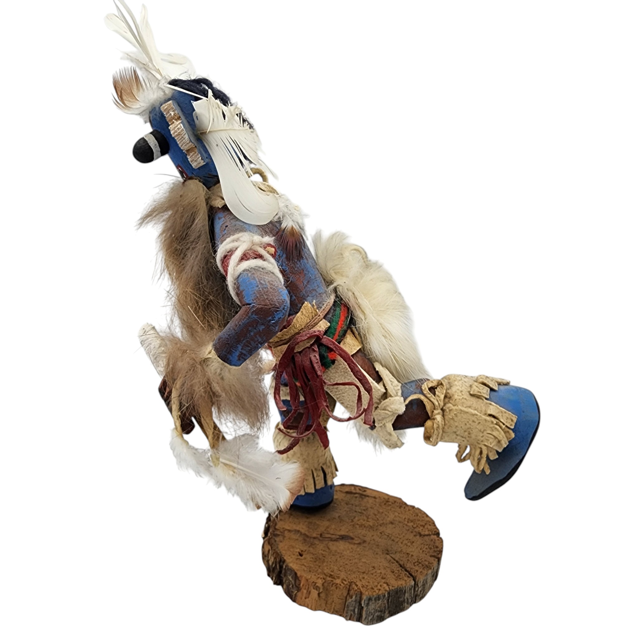 Keith Torres Hopi Blue Whipper Sakwa Hu Kachina Doll