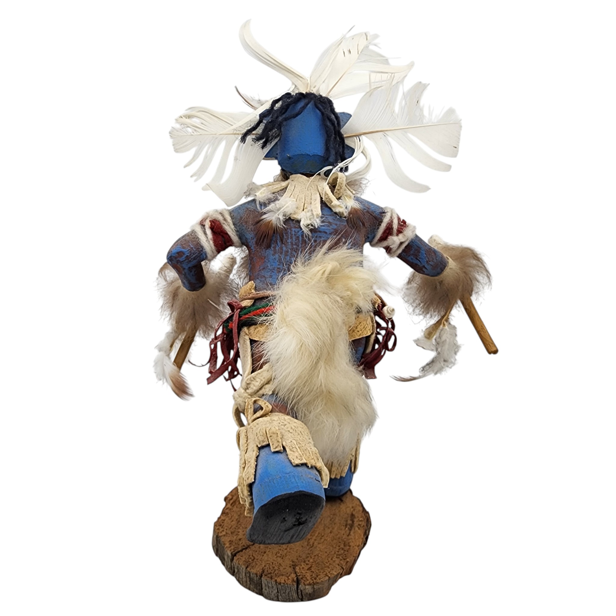 Keith Torres Hopi Blue Whipper Sakwa Hu Kachina Doll
