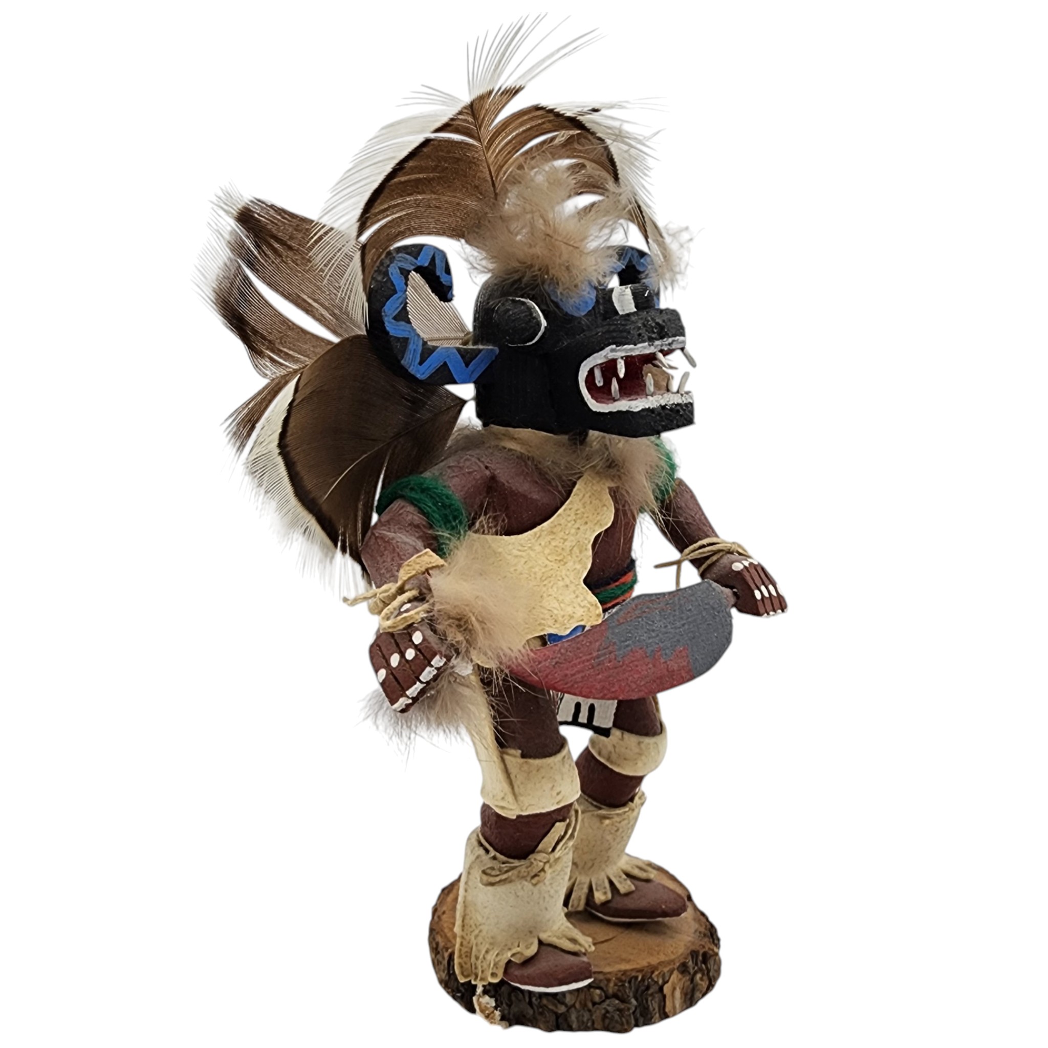 Hopi Black Ogre Nataska Kachina Doll