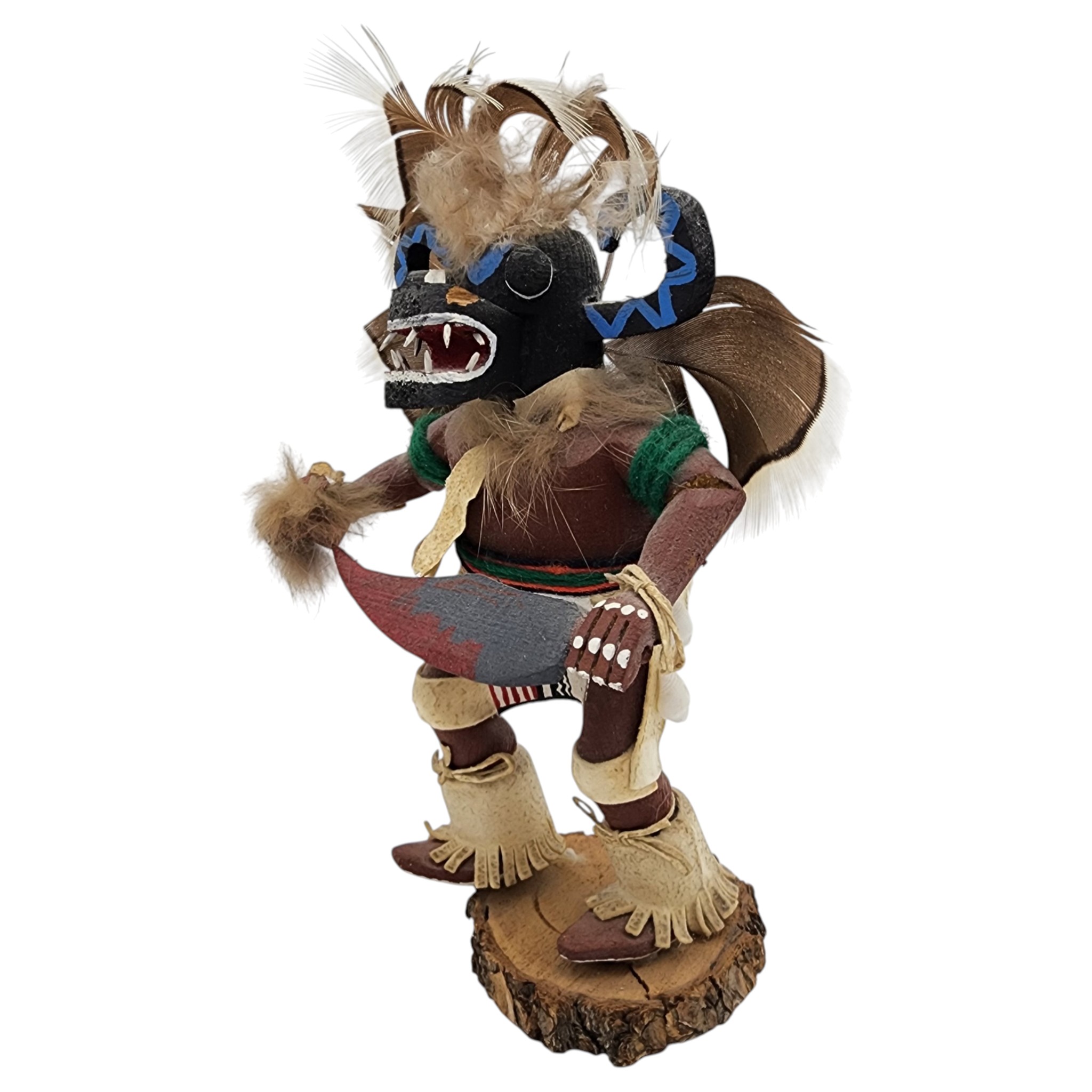 Hopi Black Ogre Nataska Kachina Doll