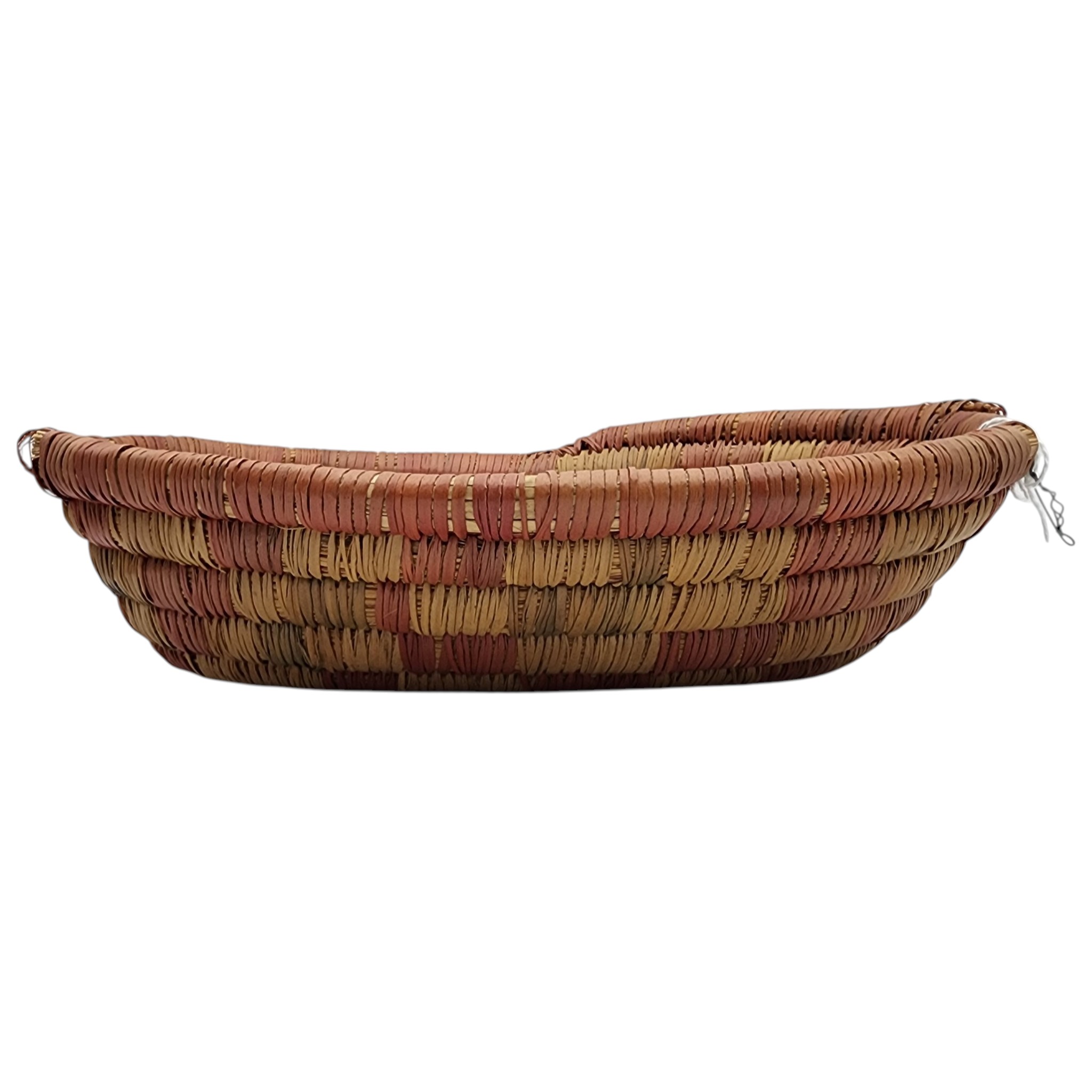 Native American Hand Woven Dyed Basket