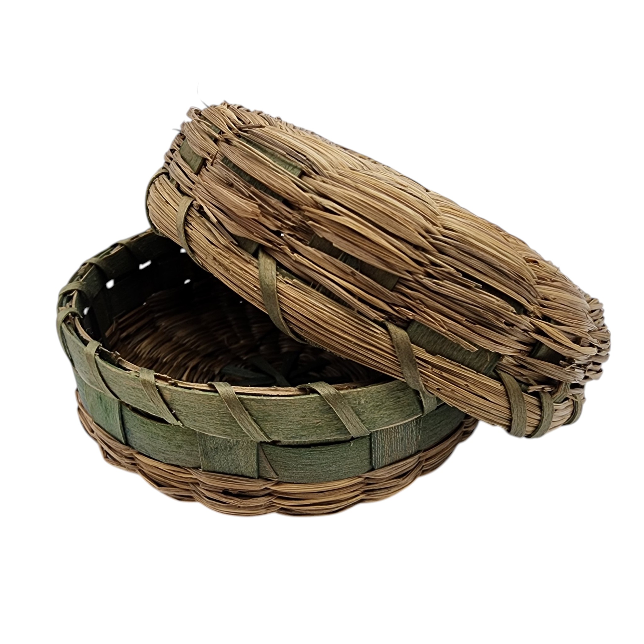 Native American Lidded Basket
