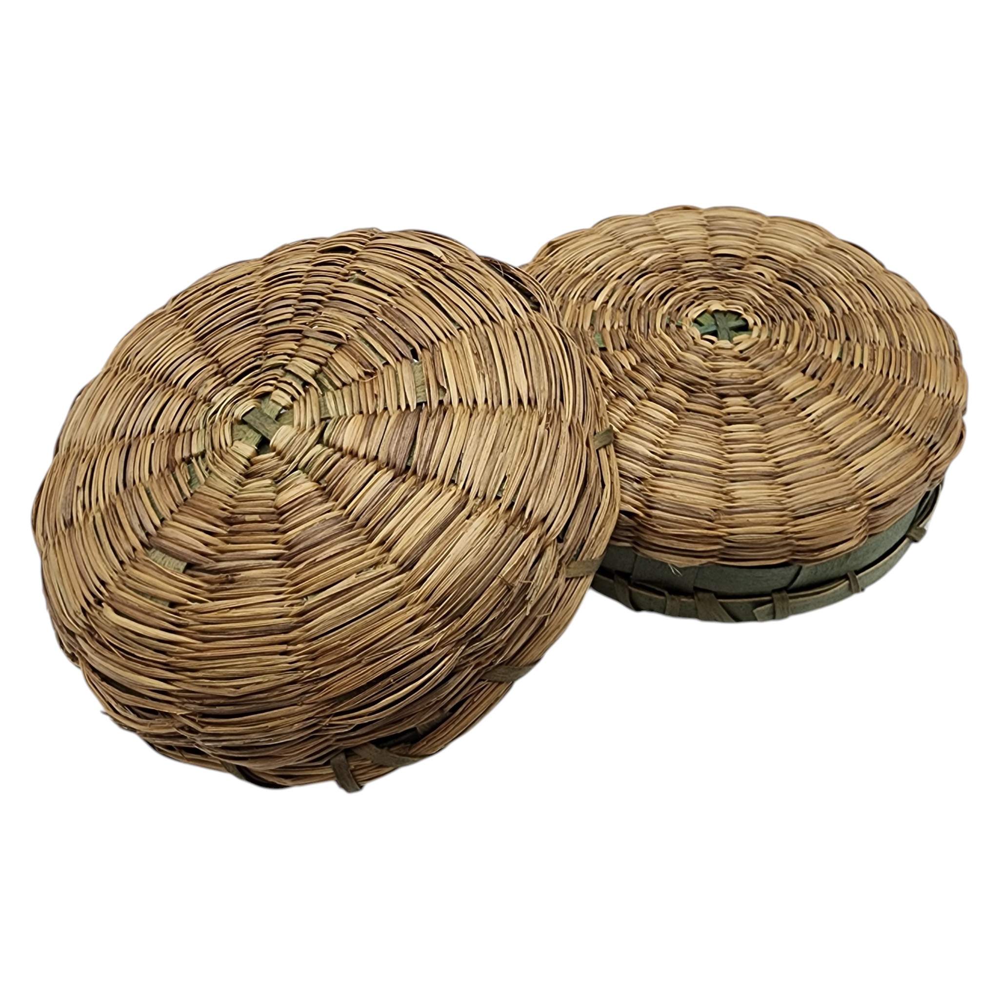 Native American Lidded Basket