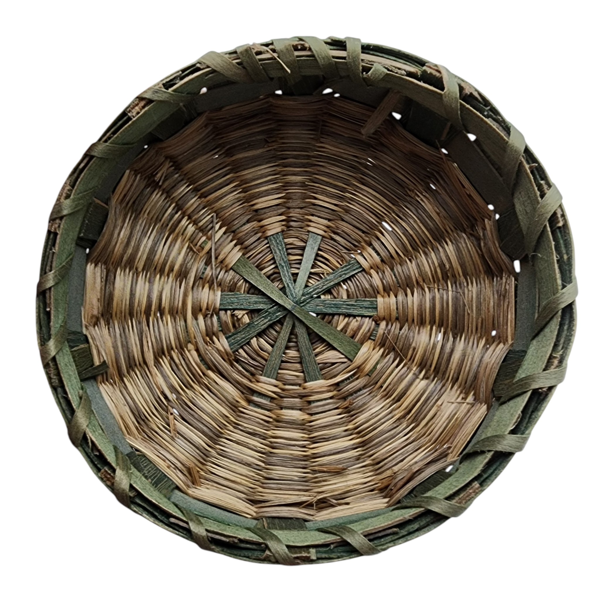 Native American Lidded Basket