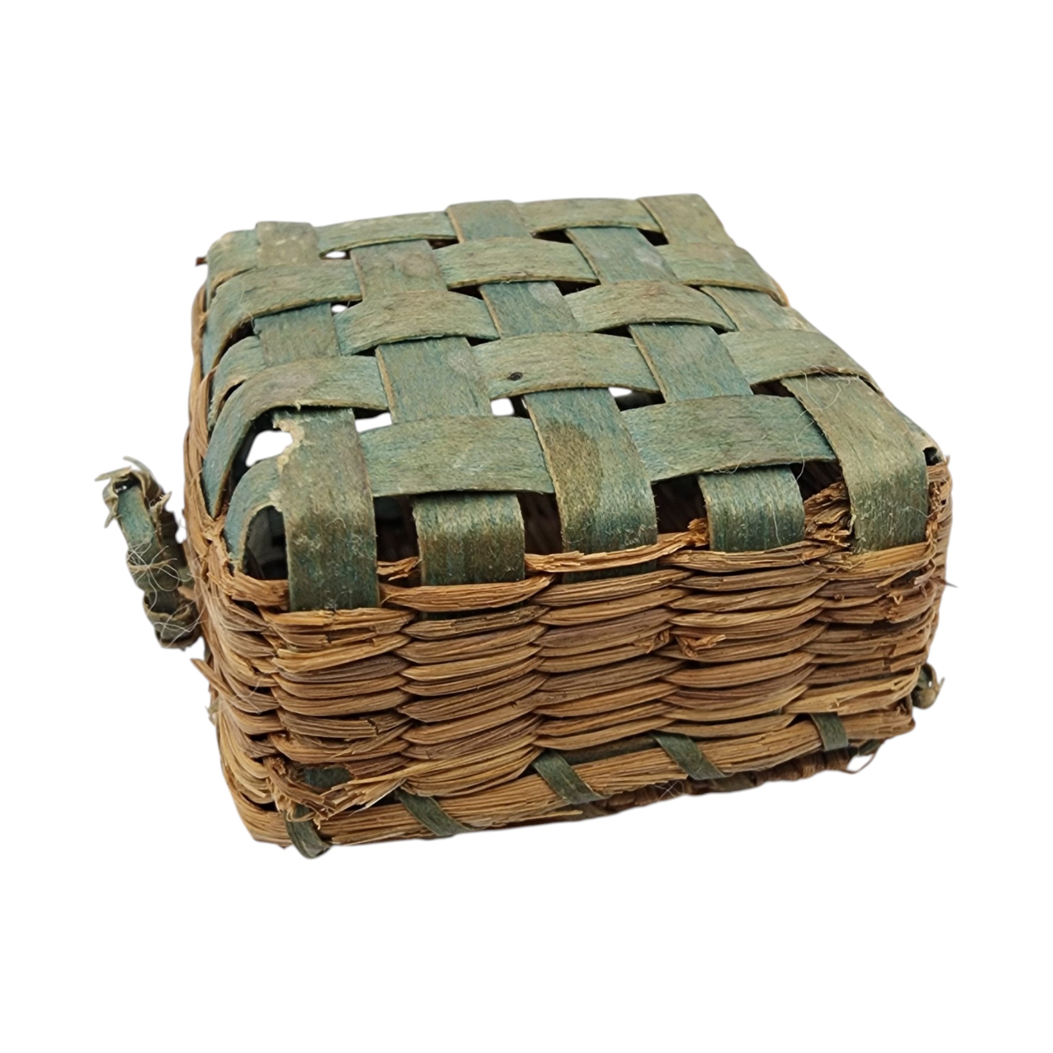Native American Miniature Lidded Basket