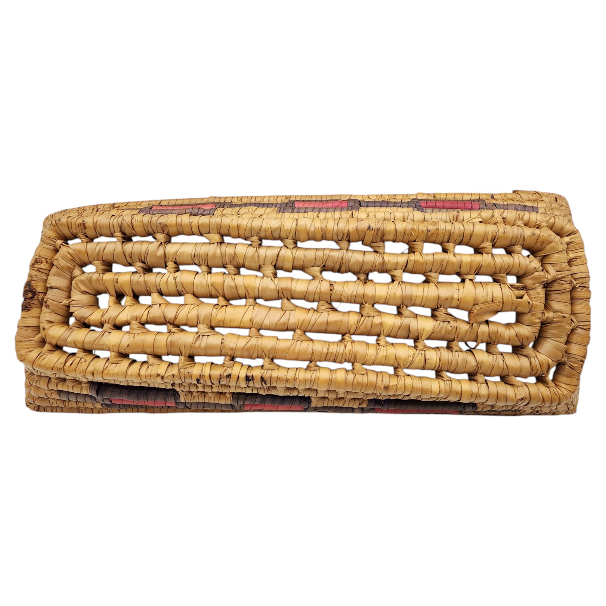 Native American Woven Rectangle Basket