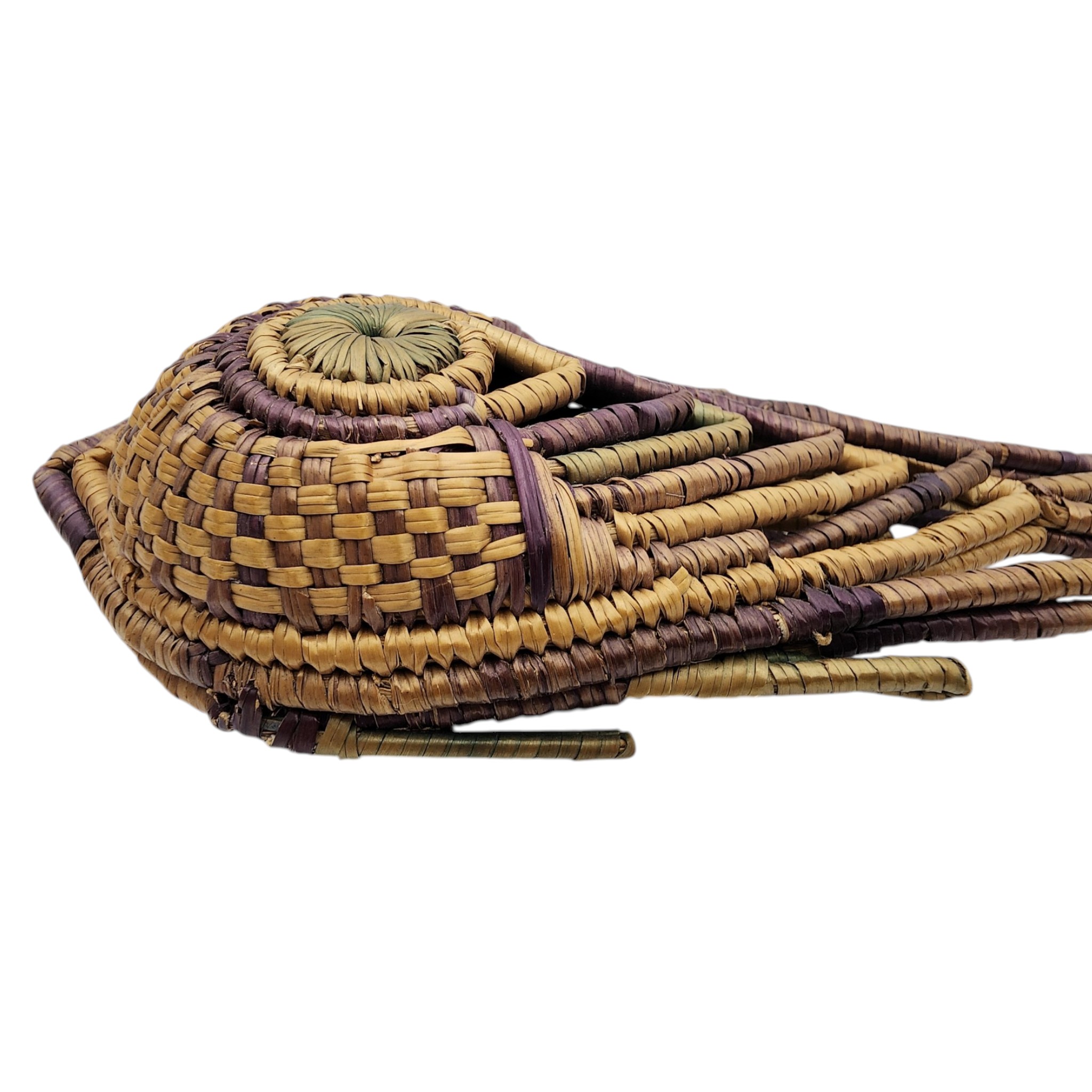Native American Woven Basket Pouch