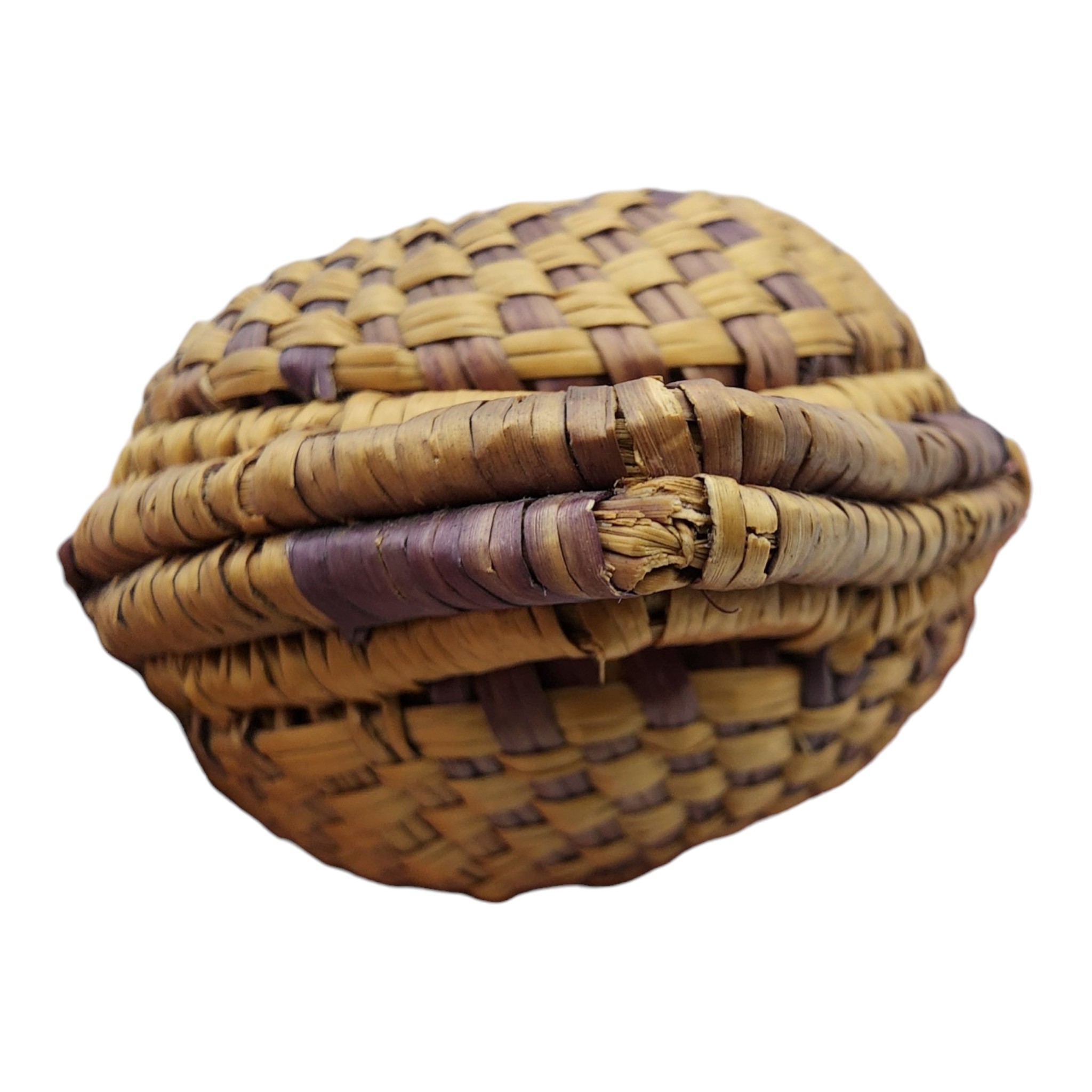 Native American Woven Basket Pouch