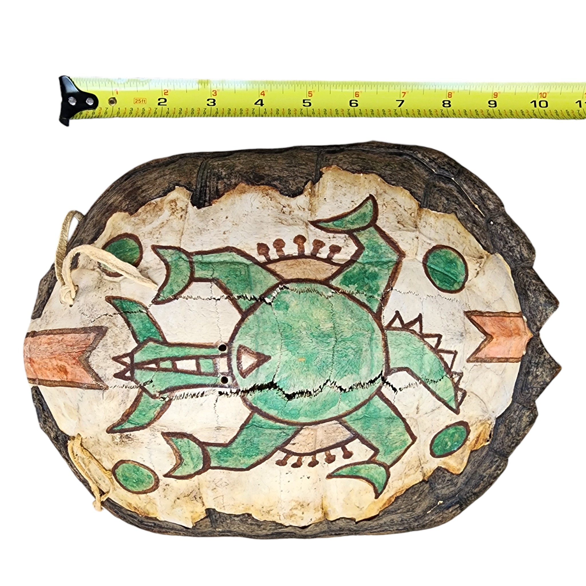Vintage Native American / Folk Art Painted Shell