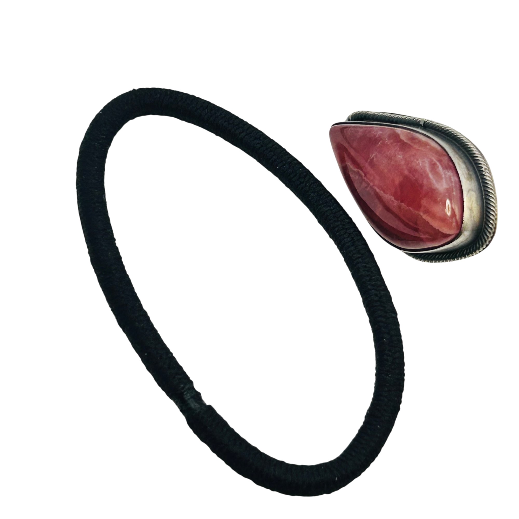 Scott Skeets Navajo Sterling Spiny Oyster Hair Tie