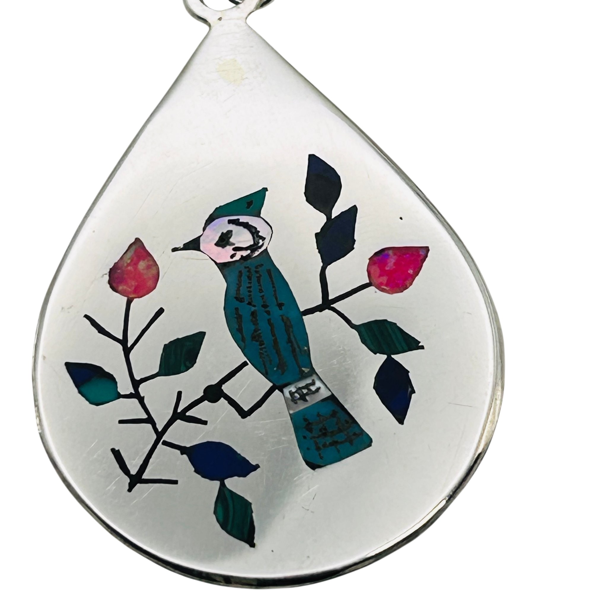Raymond Boyd Navajo Sterling Hummingbird Earrings