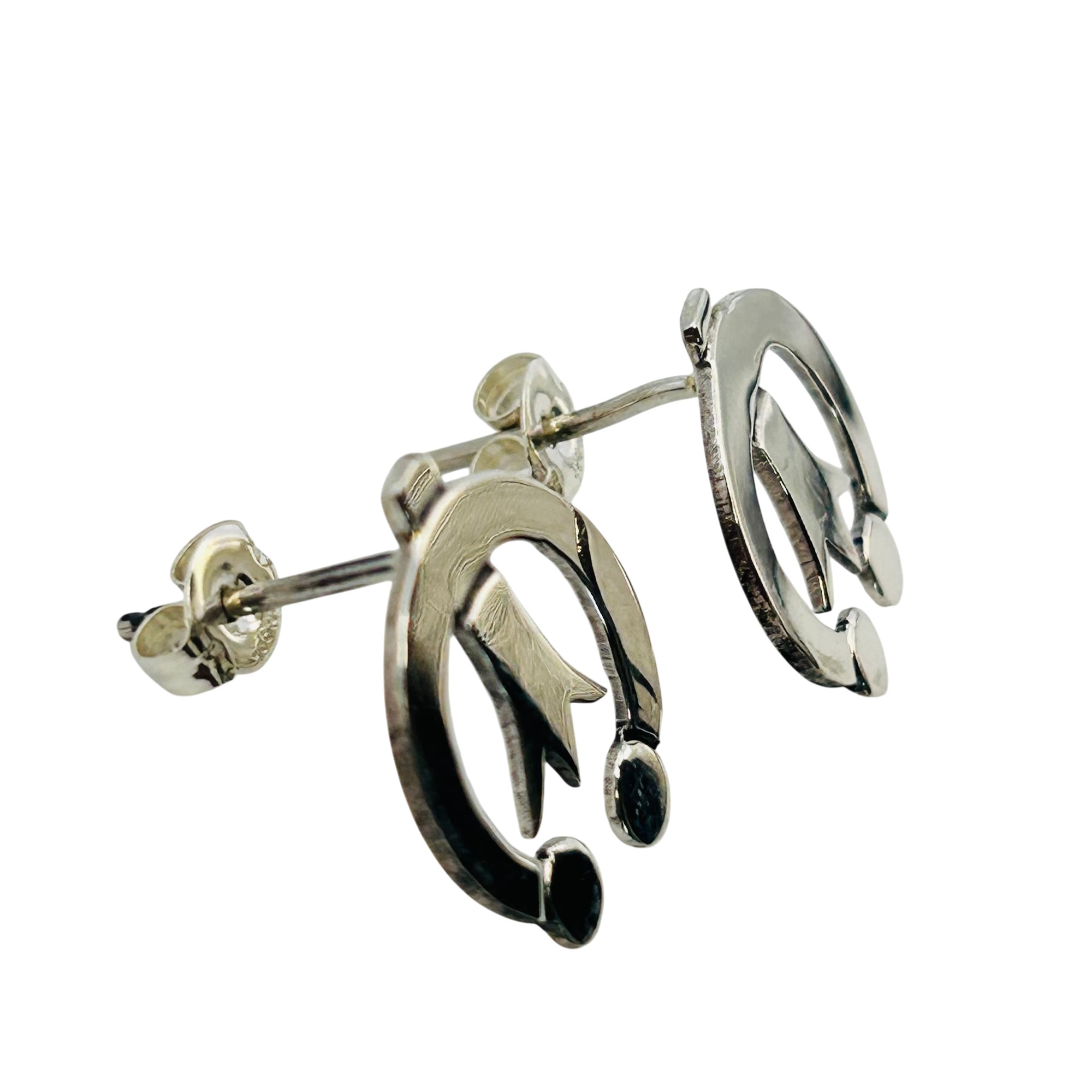 Zandra Tahy Navajo Sterling Earrings
