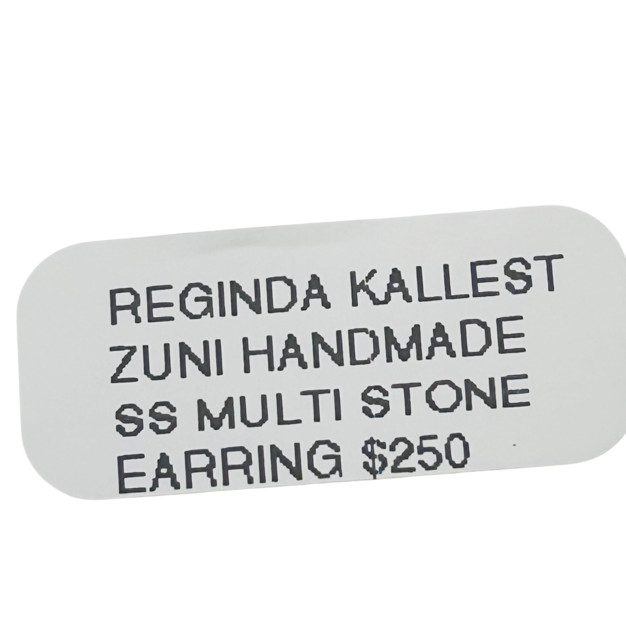 Reginda Kallest Zuni Sterling Multi-Stone Earring