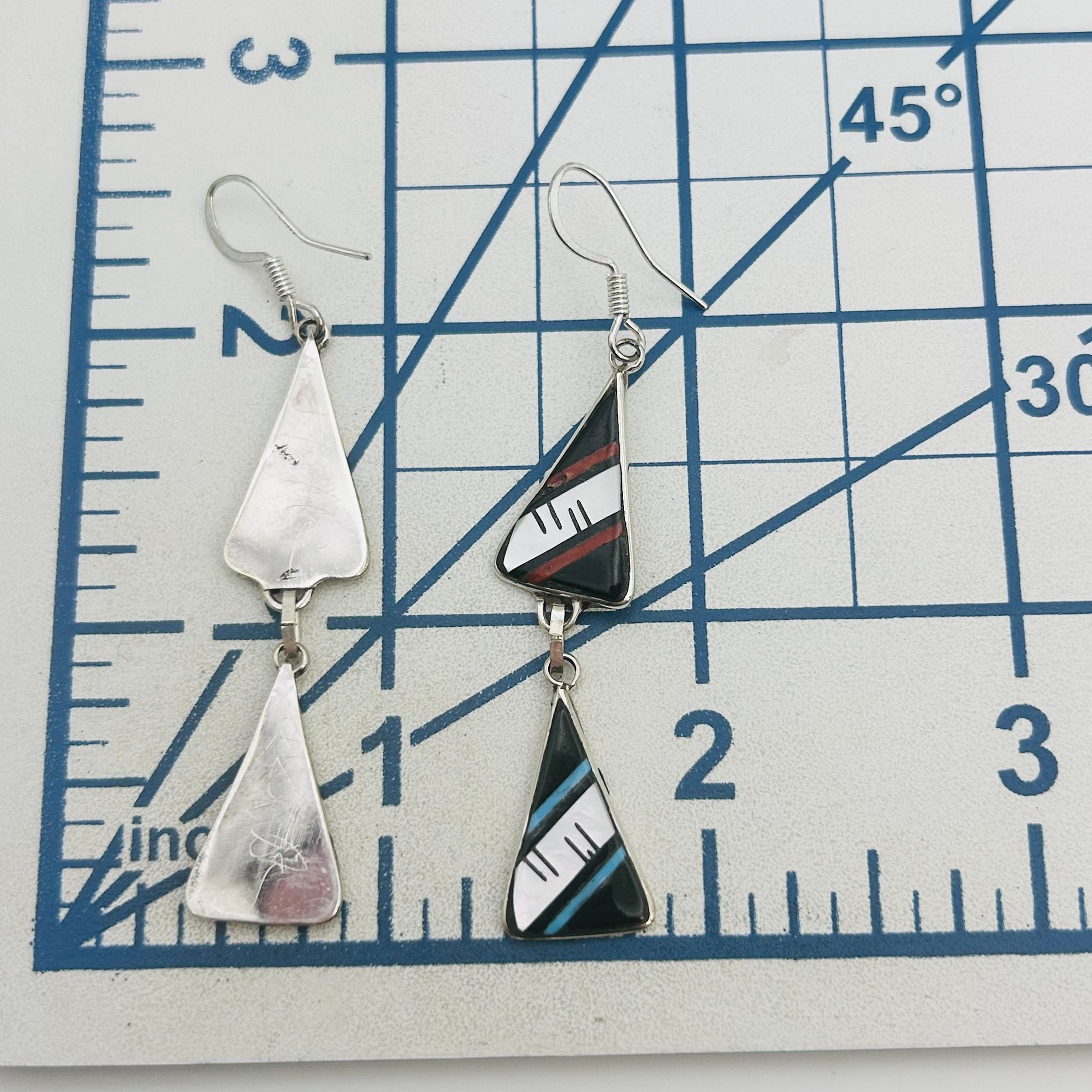 Reginda Kallest Zuni Sterling Multi-Stone Earring