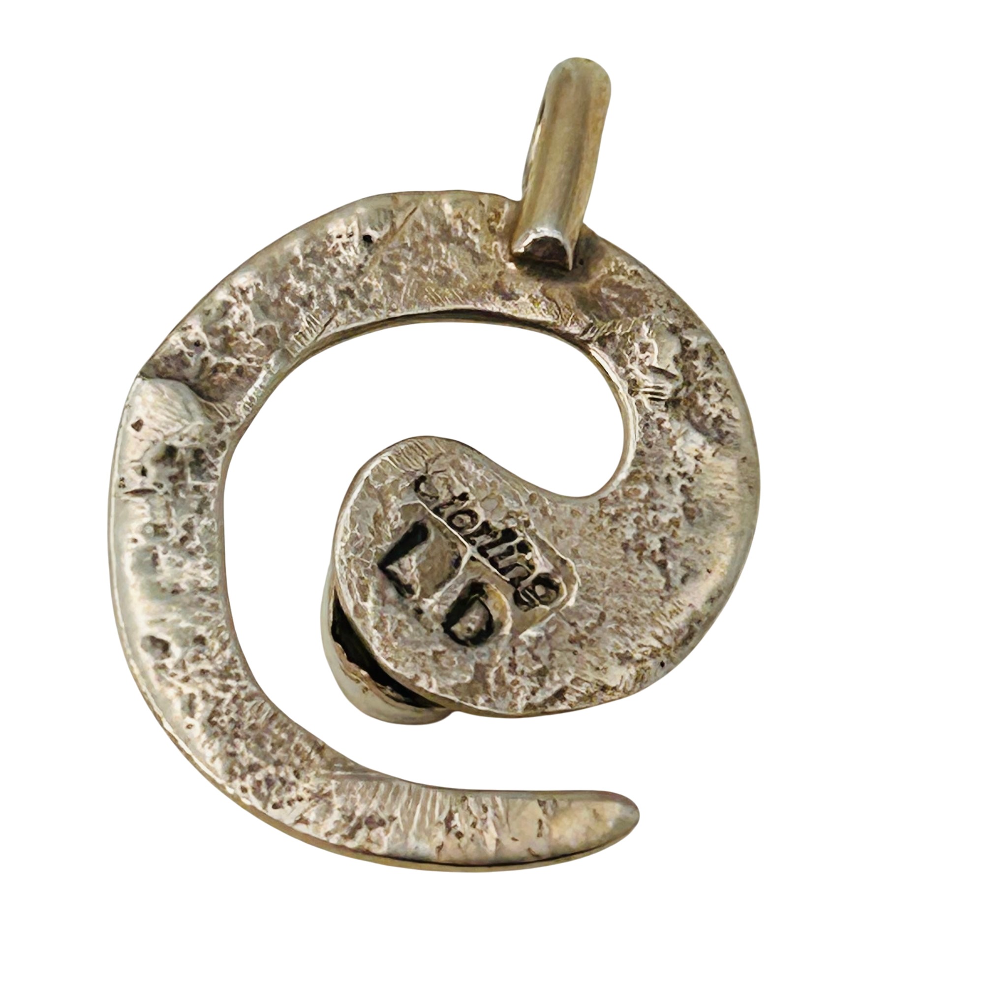 Lowell Draper Navajo Sterling Carnelian Pendant