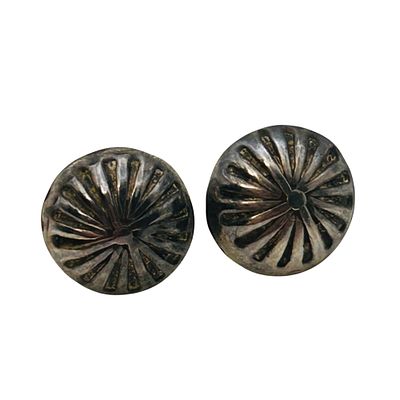 Navajo Sterling Stamped Stud Earrings. Navajo sterling stamped stud earrings 1g