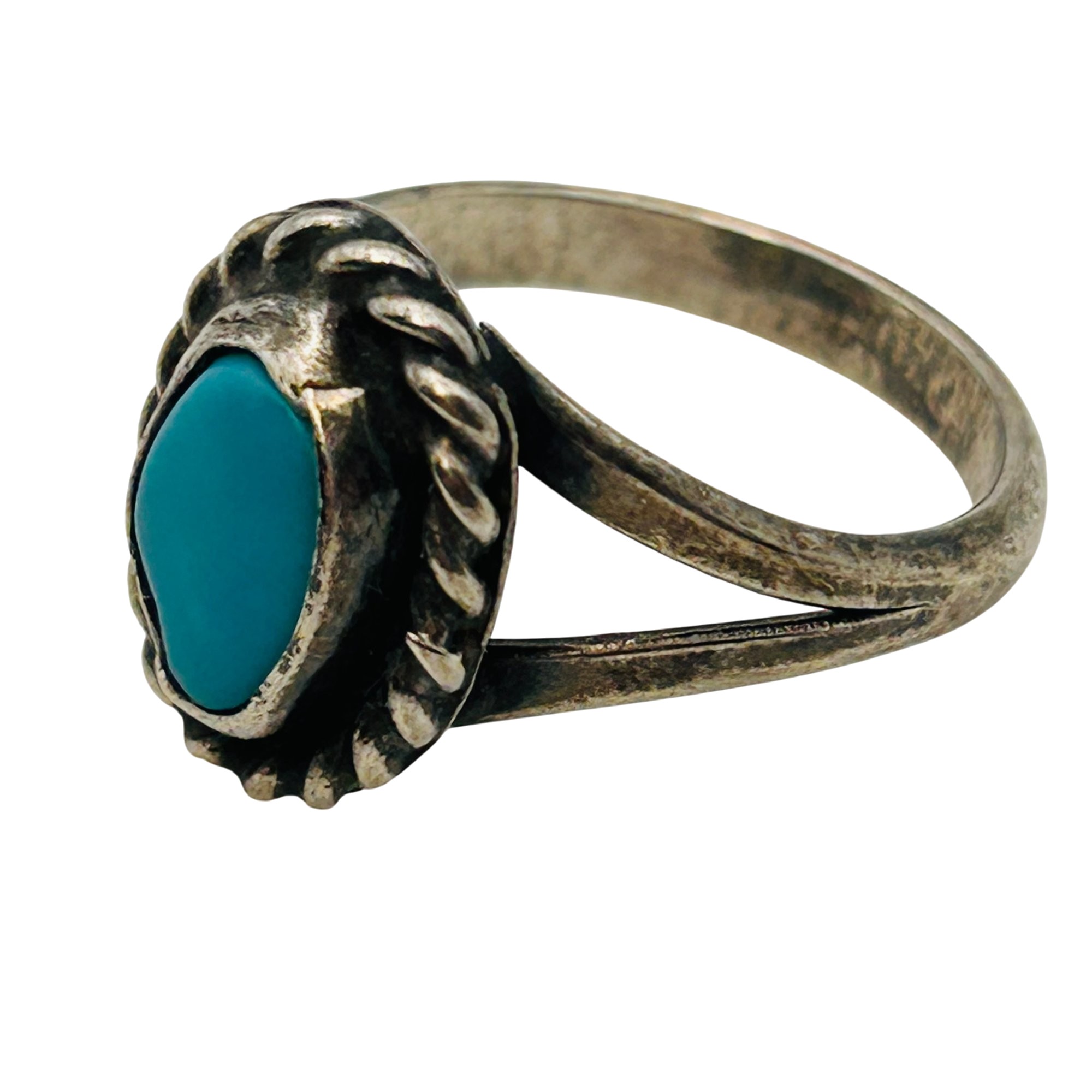 Navajo Sterling Turquoise Ring Sz 5