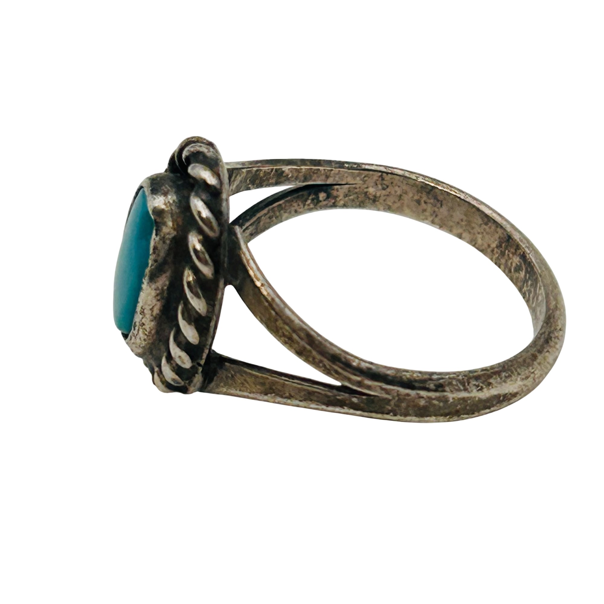 Navajo Sterling Turquoise Ring Sz 5