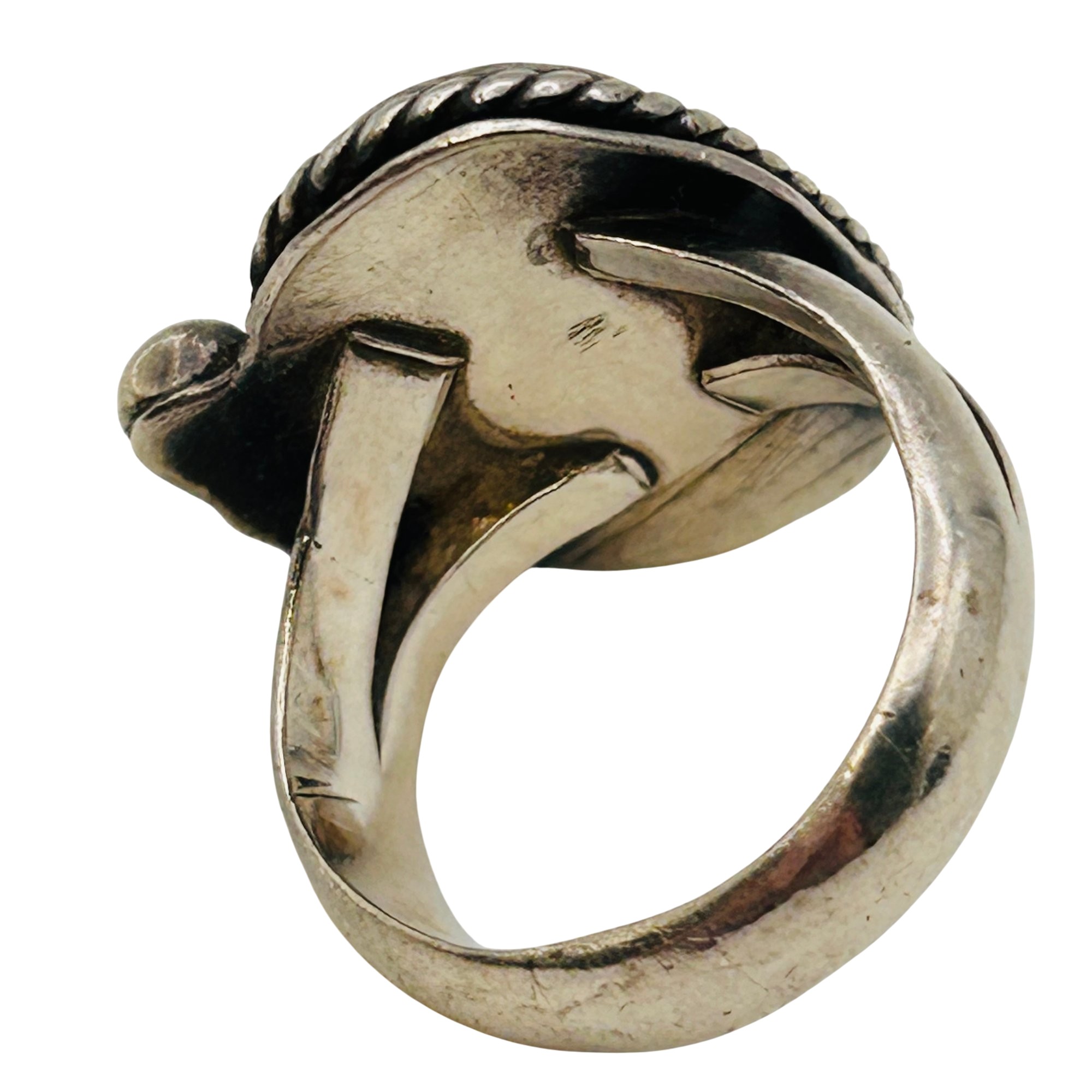 Vintage Navajo Sterling Turquoise Ring Sz 7