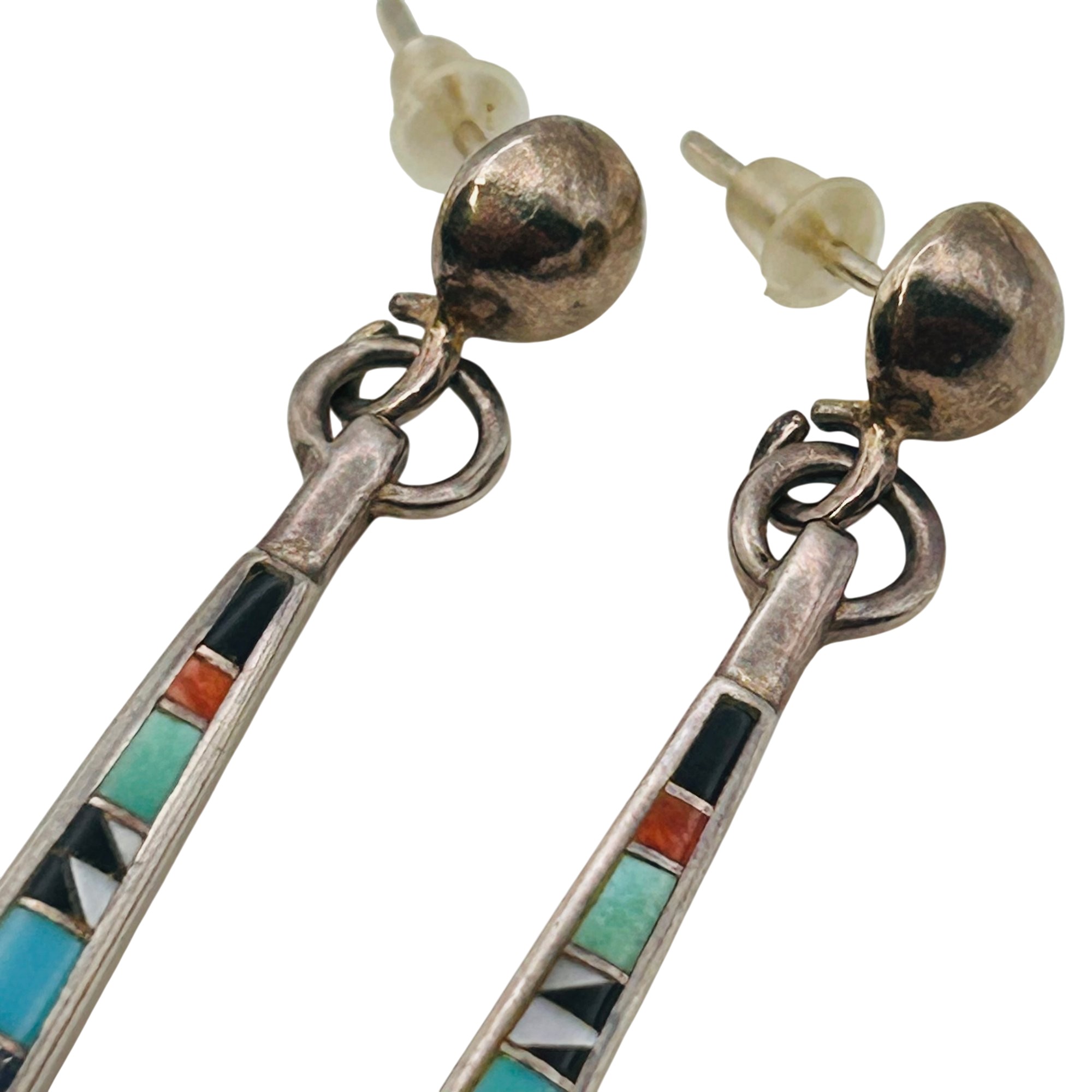 Native Sterling Multi-stone Earrings
