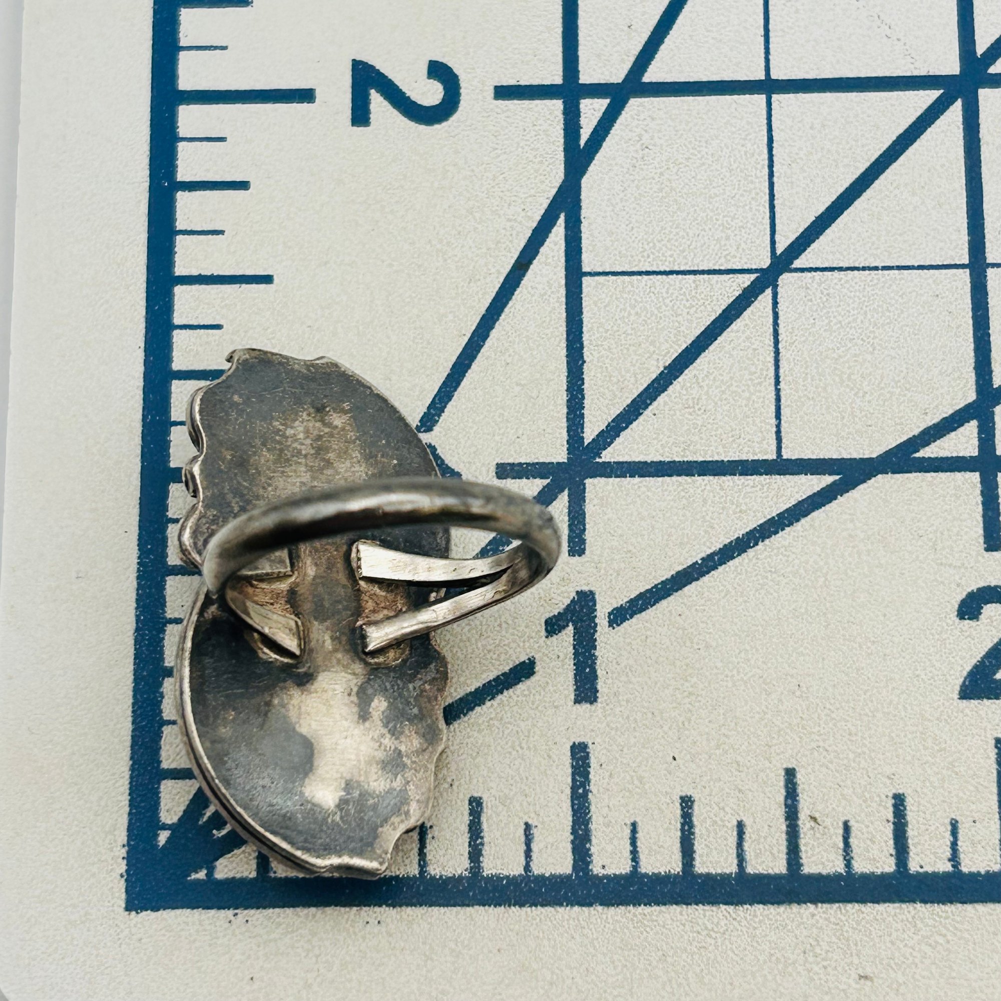 Navajo Sterling Tigers Eye Ring Sz 7