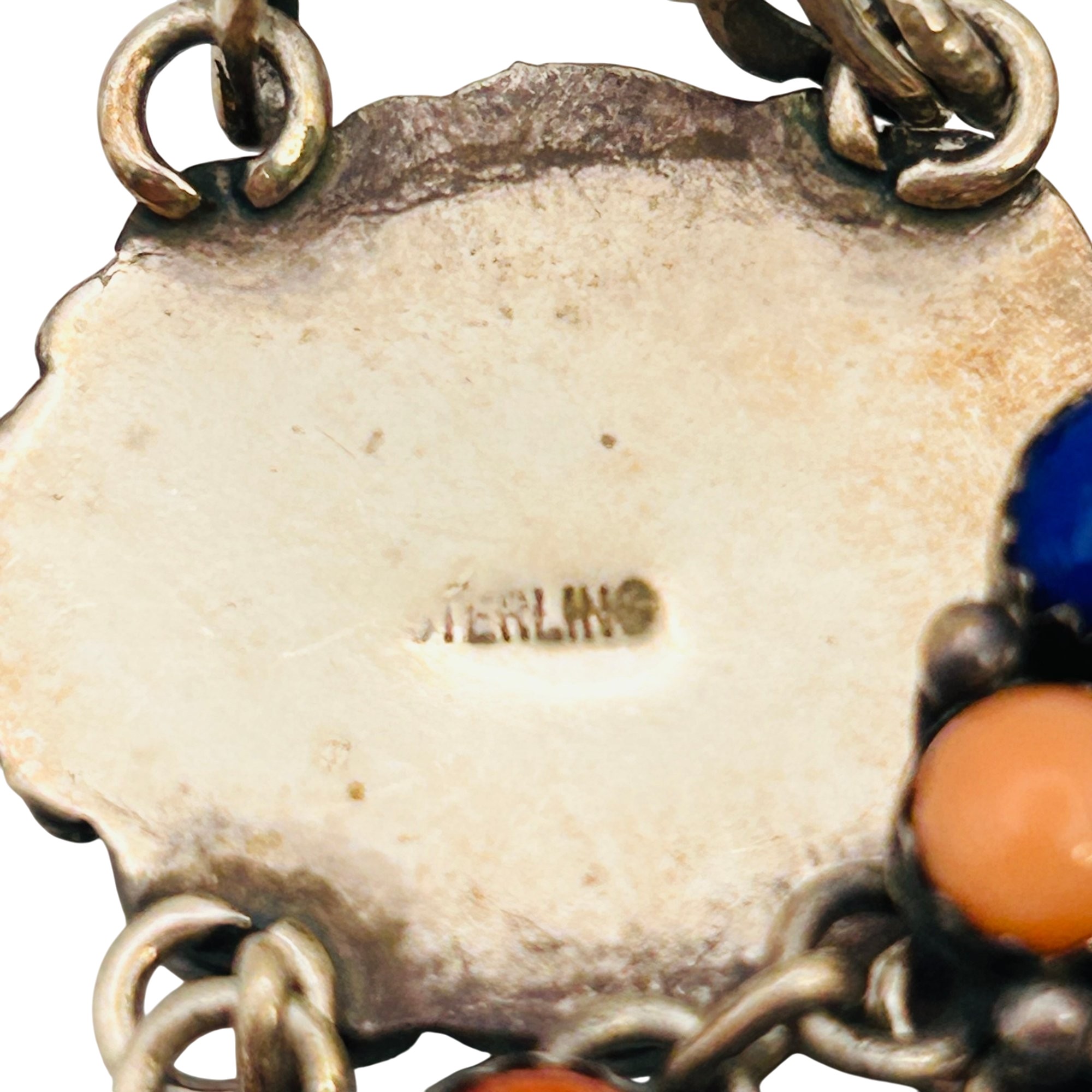 Navajo Sterling Linked Multi-Stone Bracelet