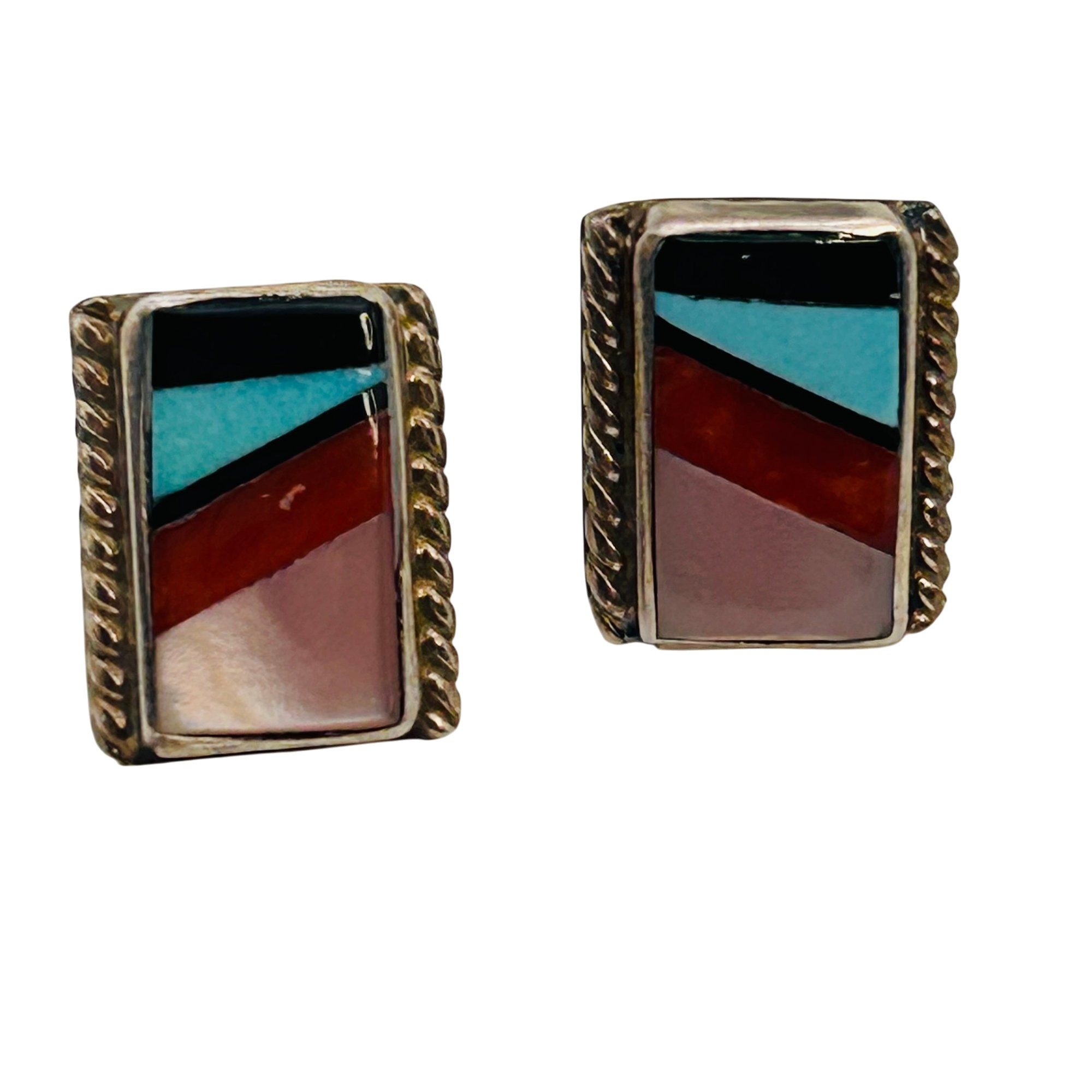 Native Sterling Multi-stone Earrings