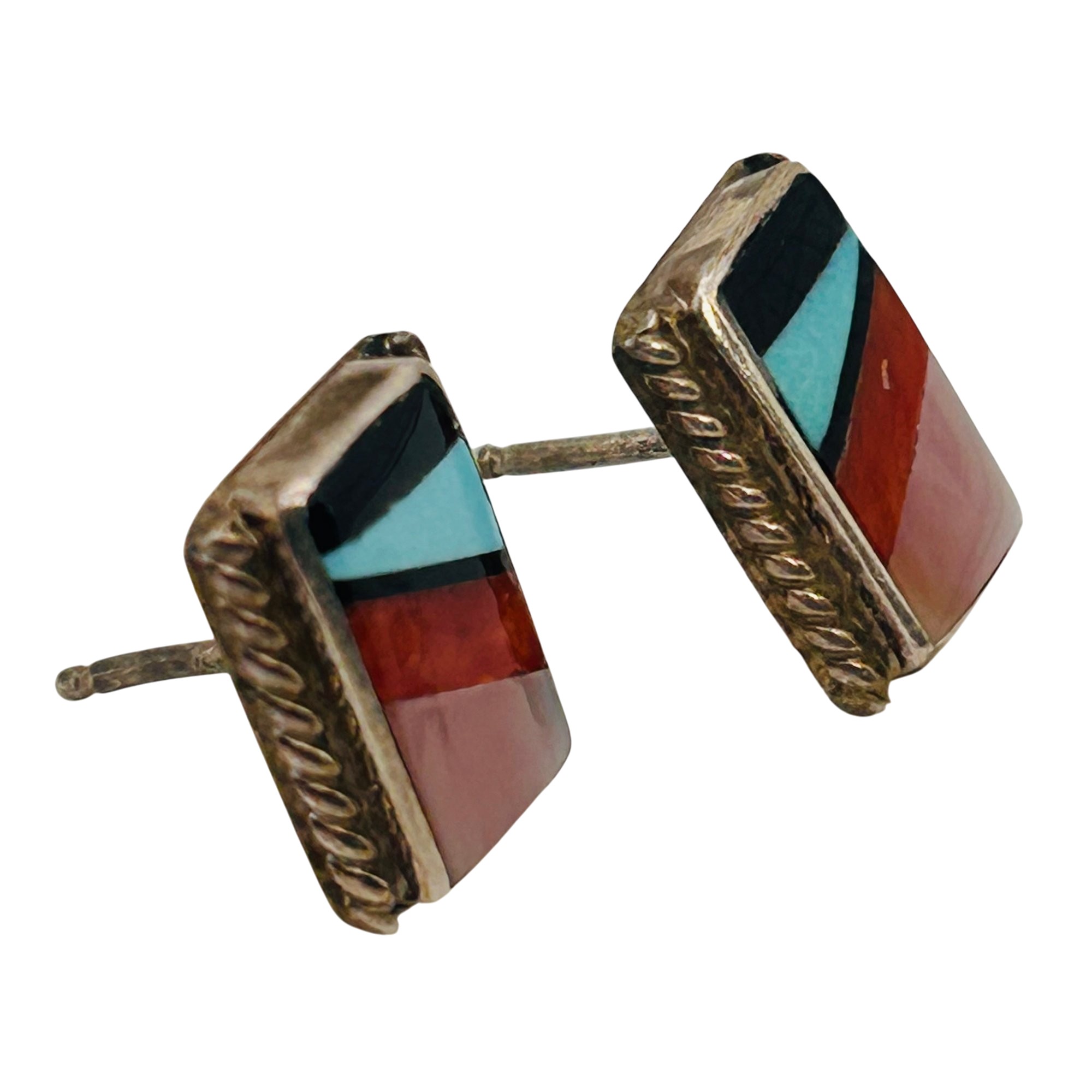 Native Sterling Multi-stone Earrings