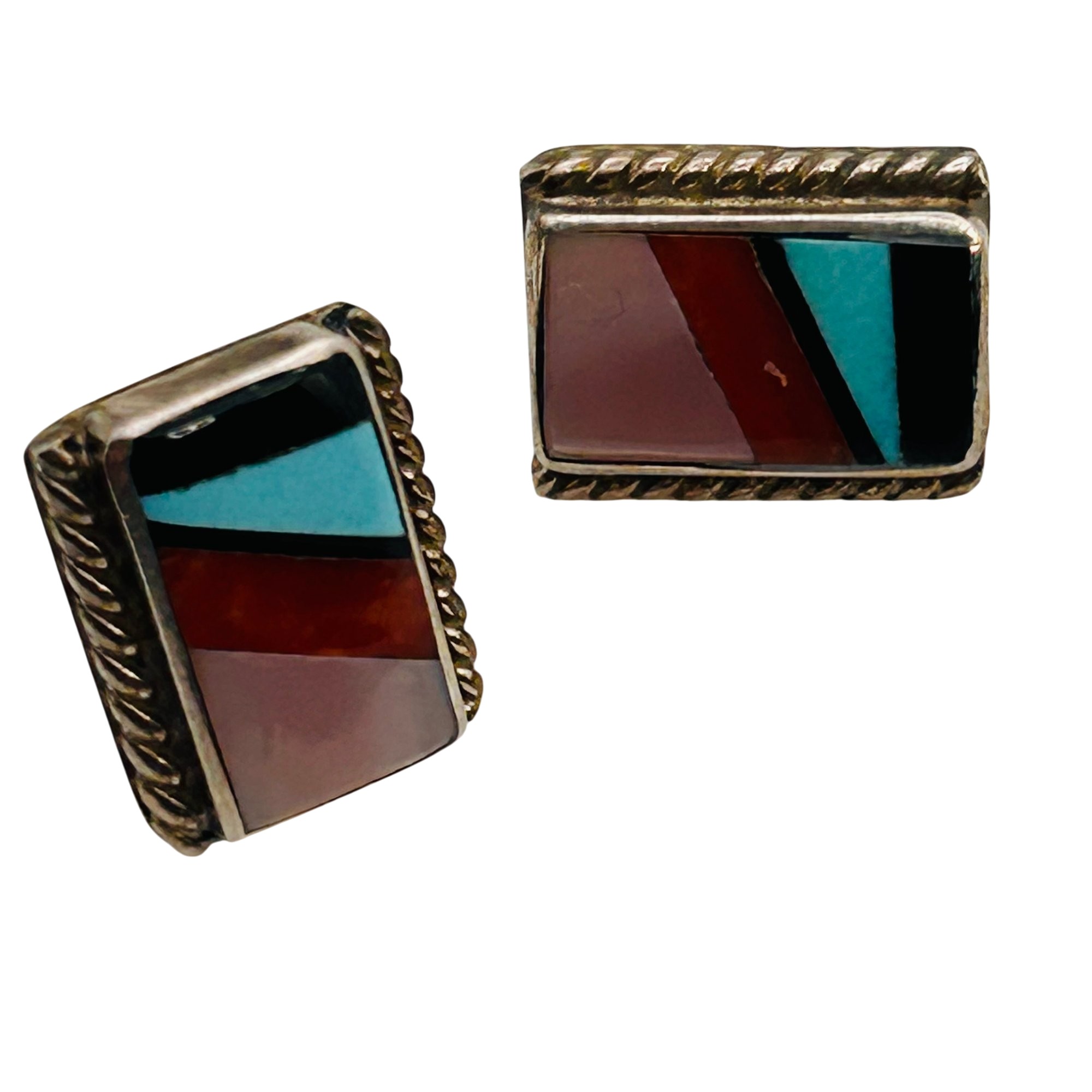 Native Sterling Multi-stone Earrings