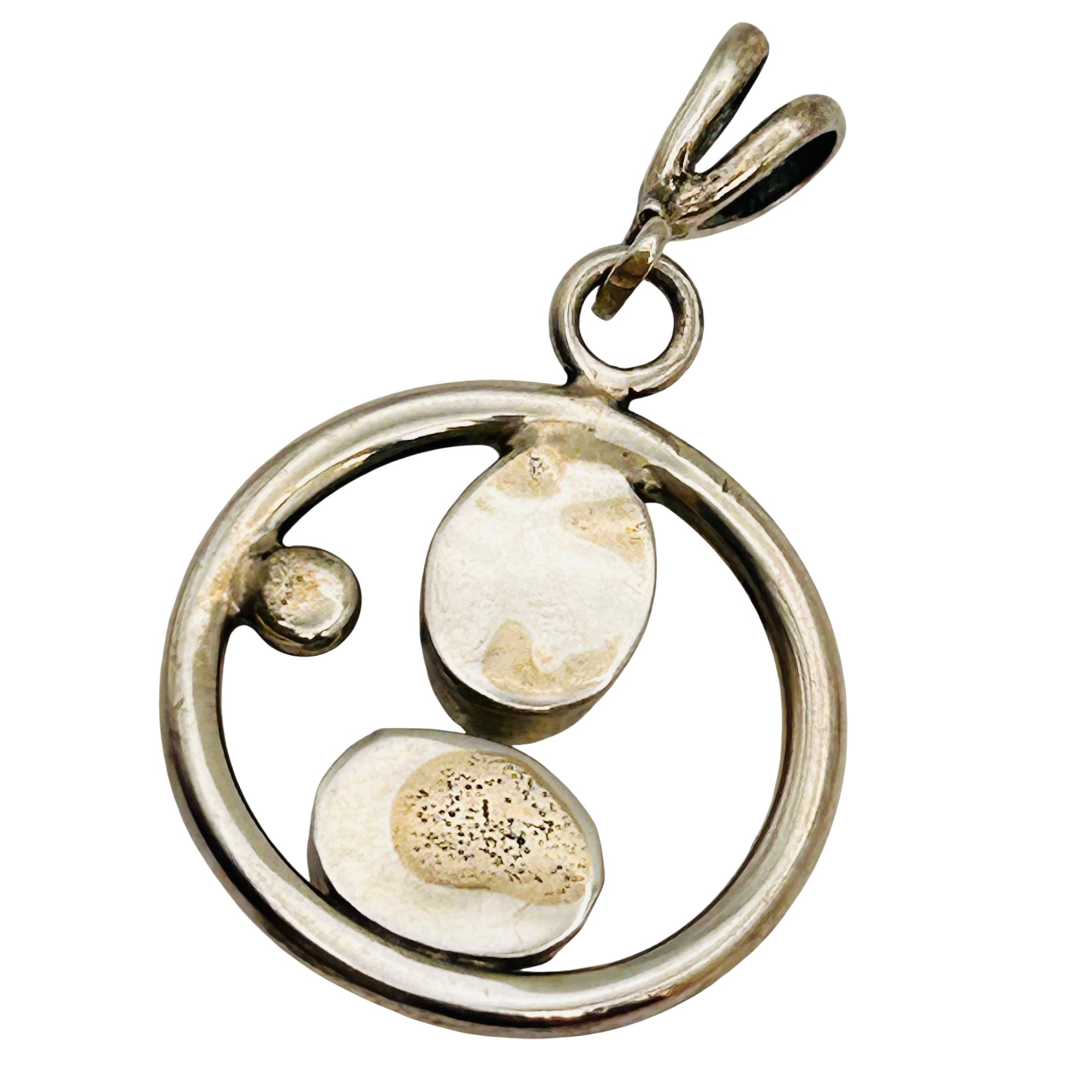 Southwest Sterling Opal Pendant