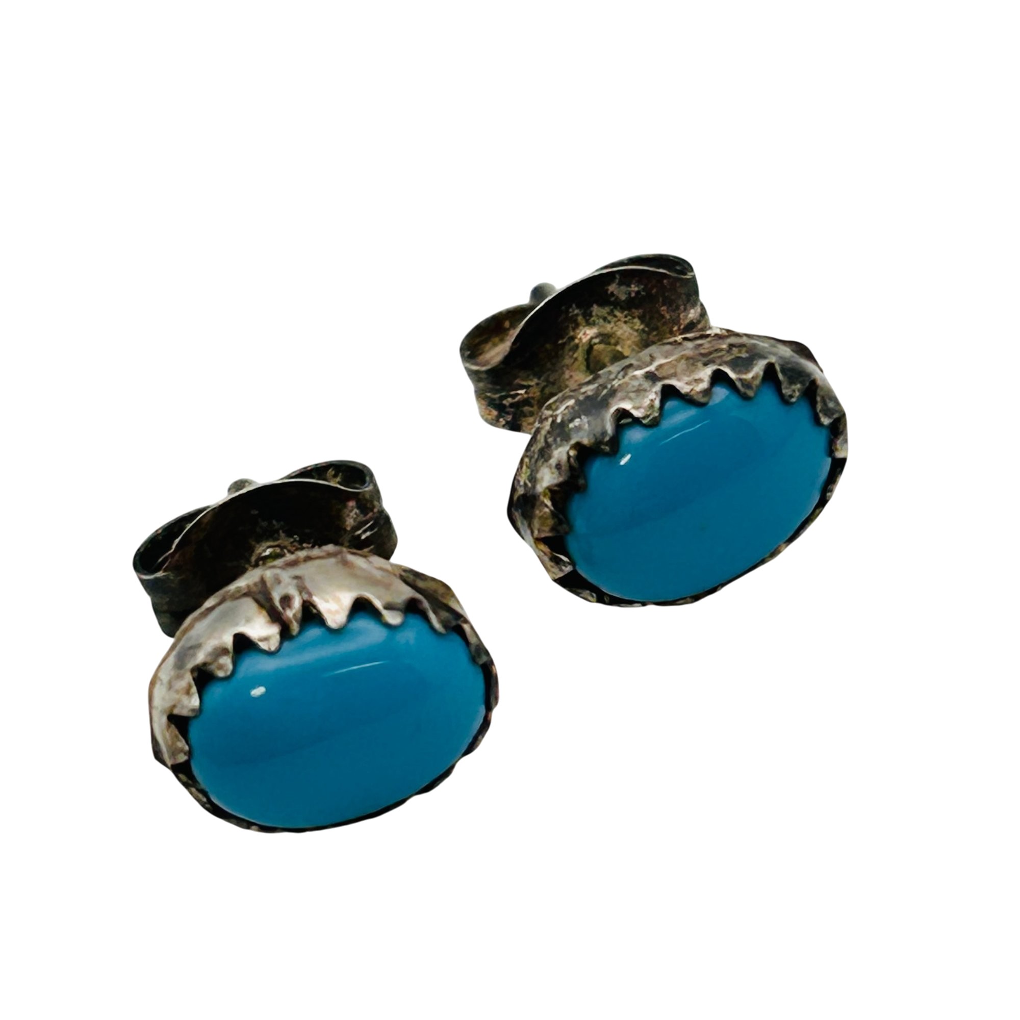 Navajo Sterling Turquoise Earrings