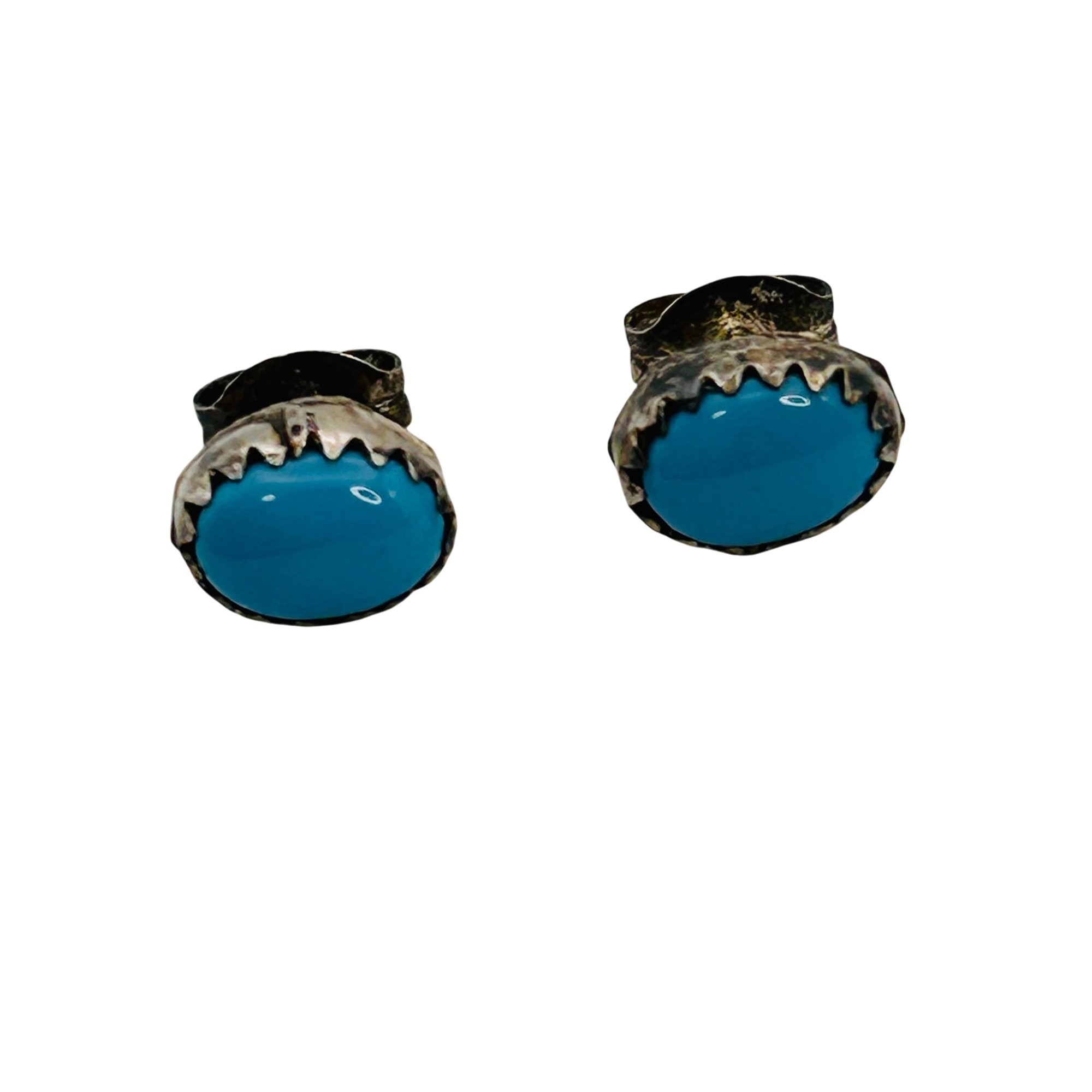 Navajo Sterling Turquoise Earrings