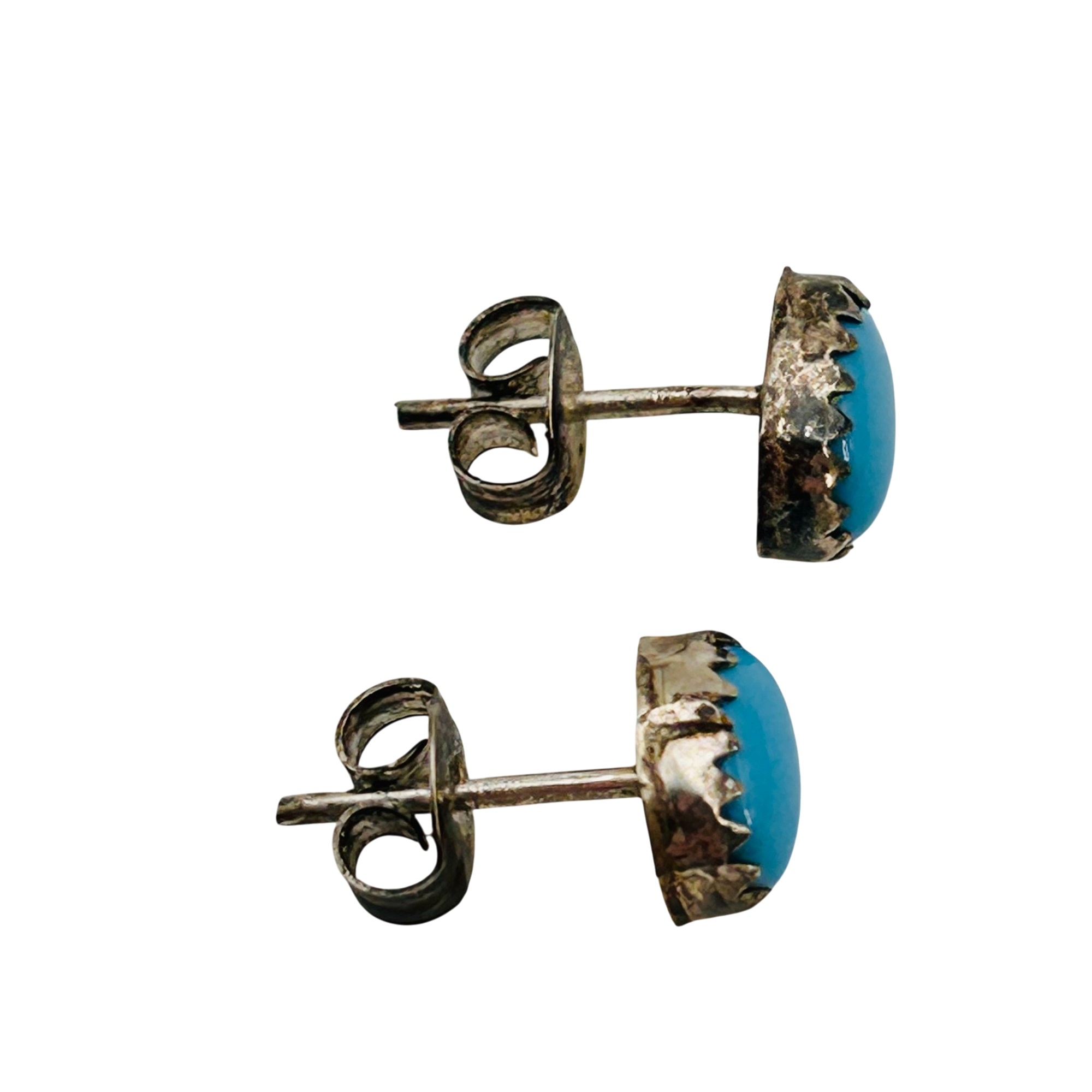 Navajo Sterling Turquoise Earrings
