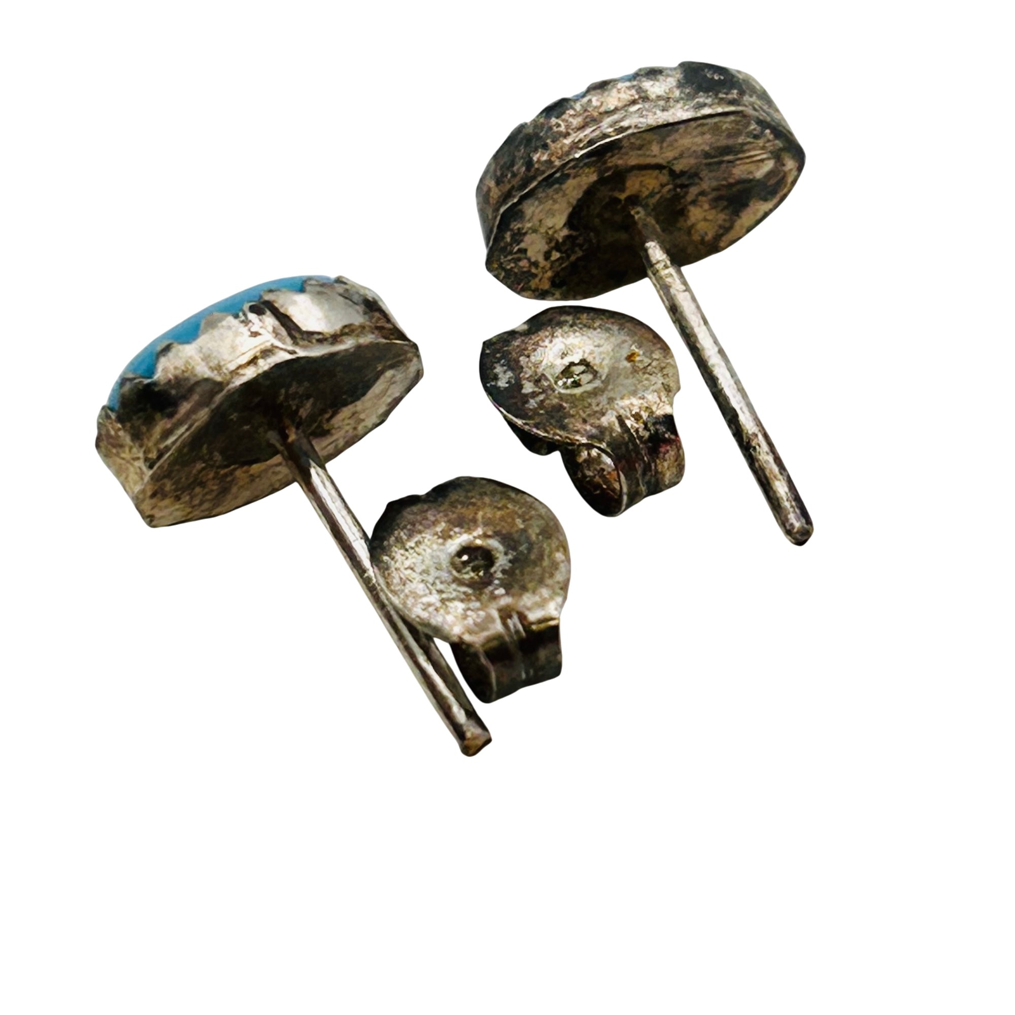 Navajo Sterling Turquoise Earrings