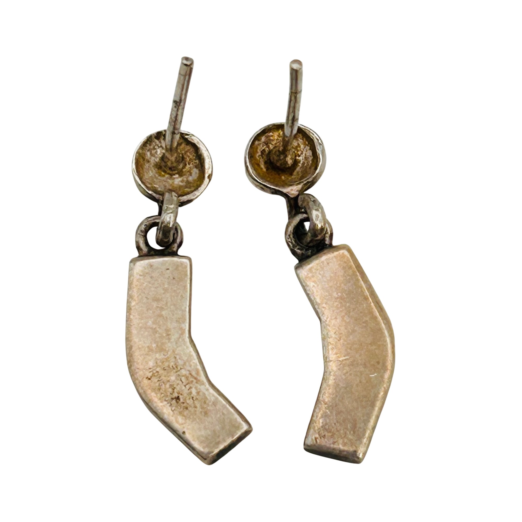 Vintage Southwest Inlay Multi-Stone Earrings