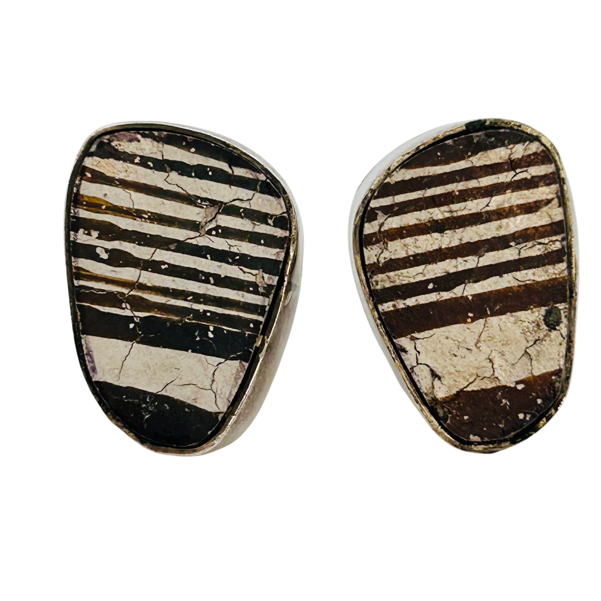 Signed EL Native Sterling Earrings