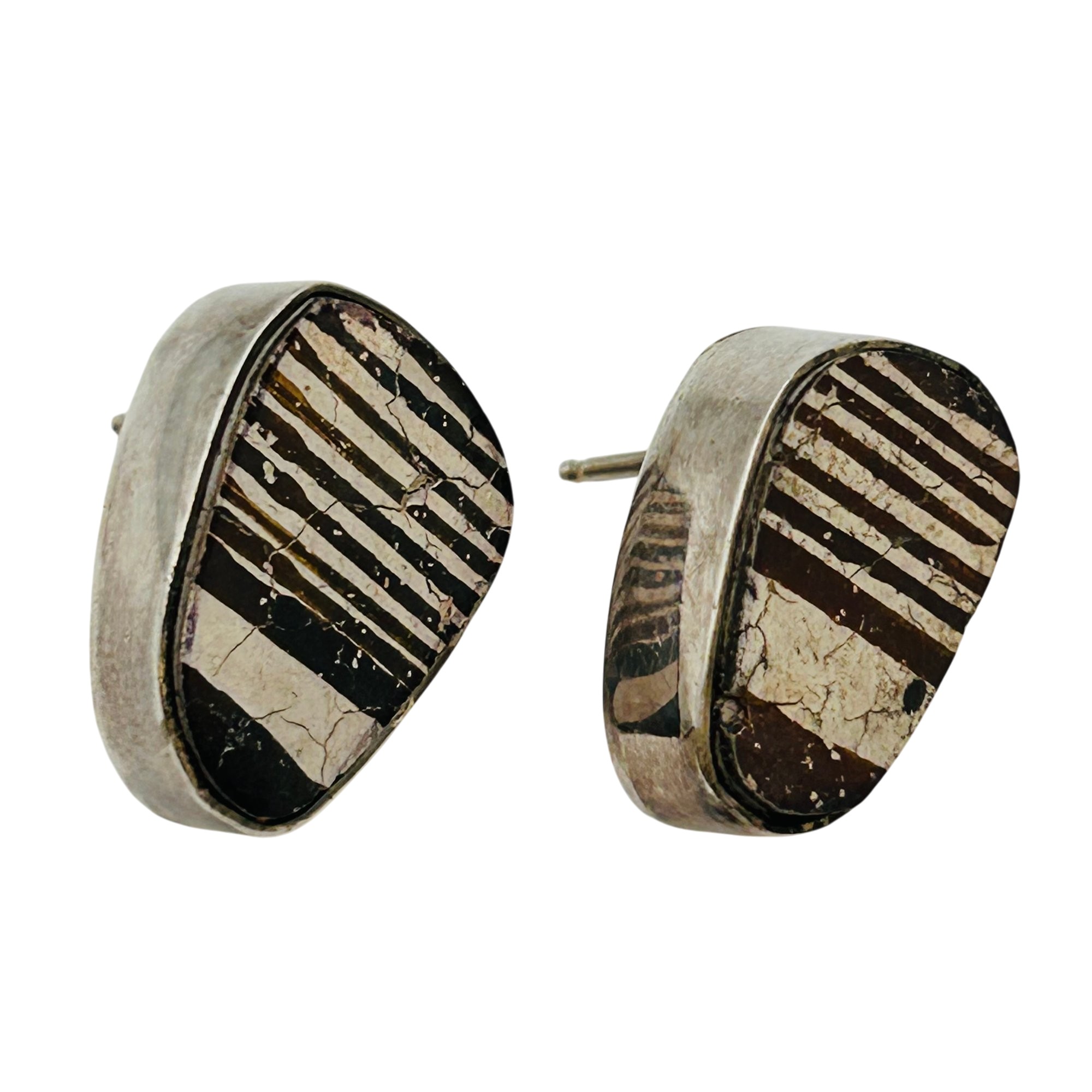 Signed EL Native Sterling Earrings