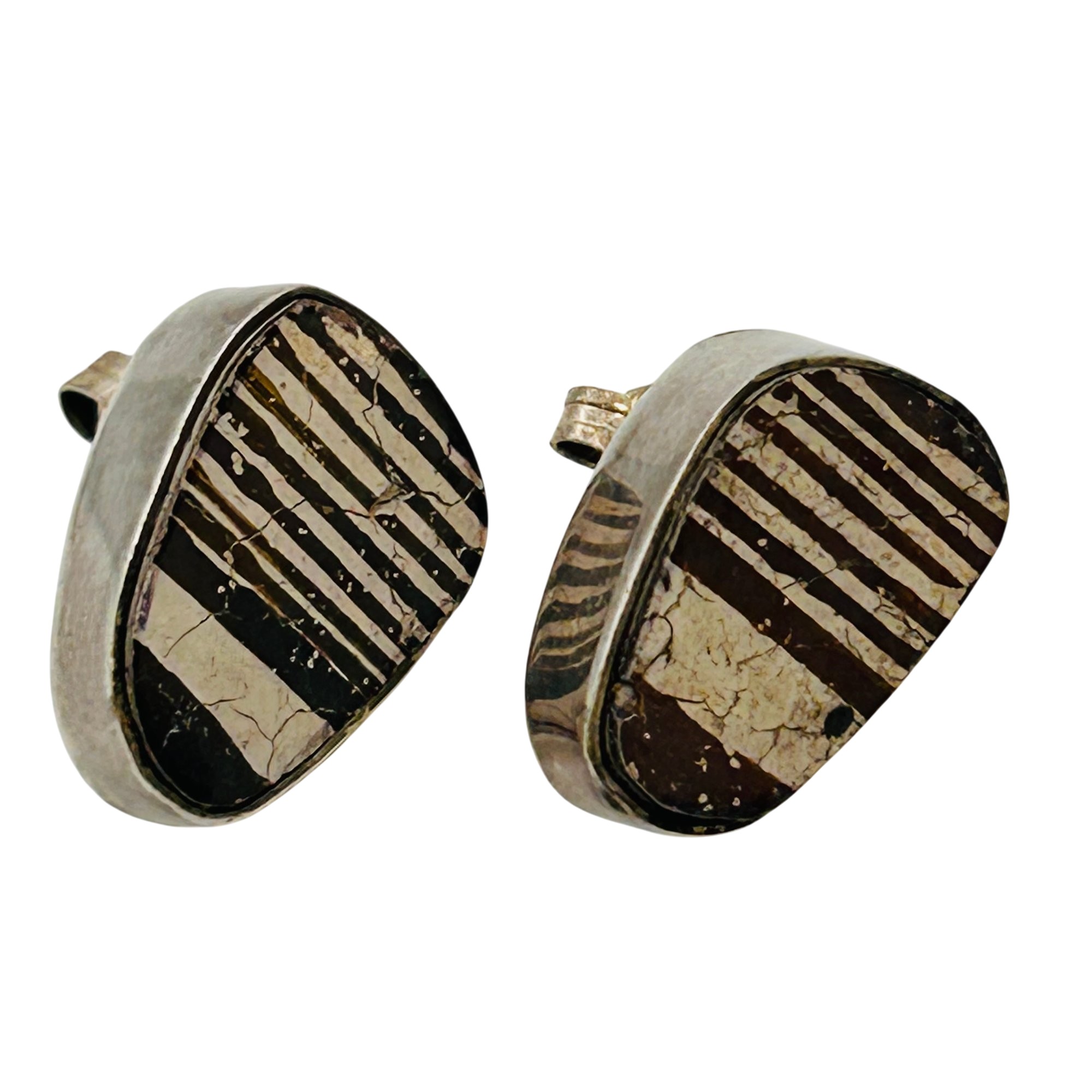 Signed EL Native Sterling Earrings