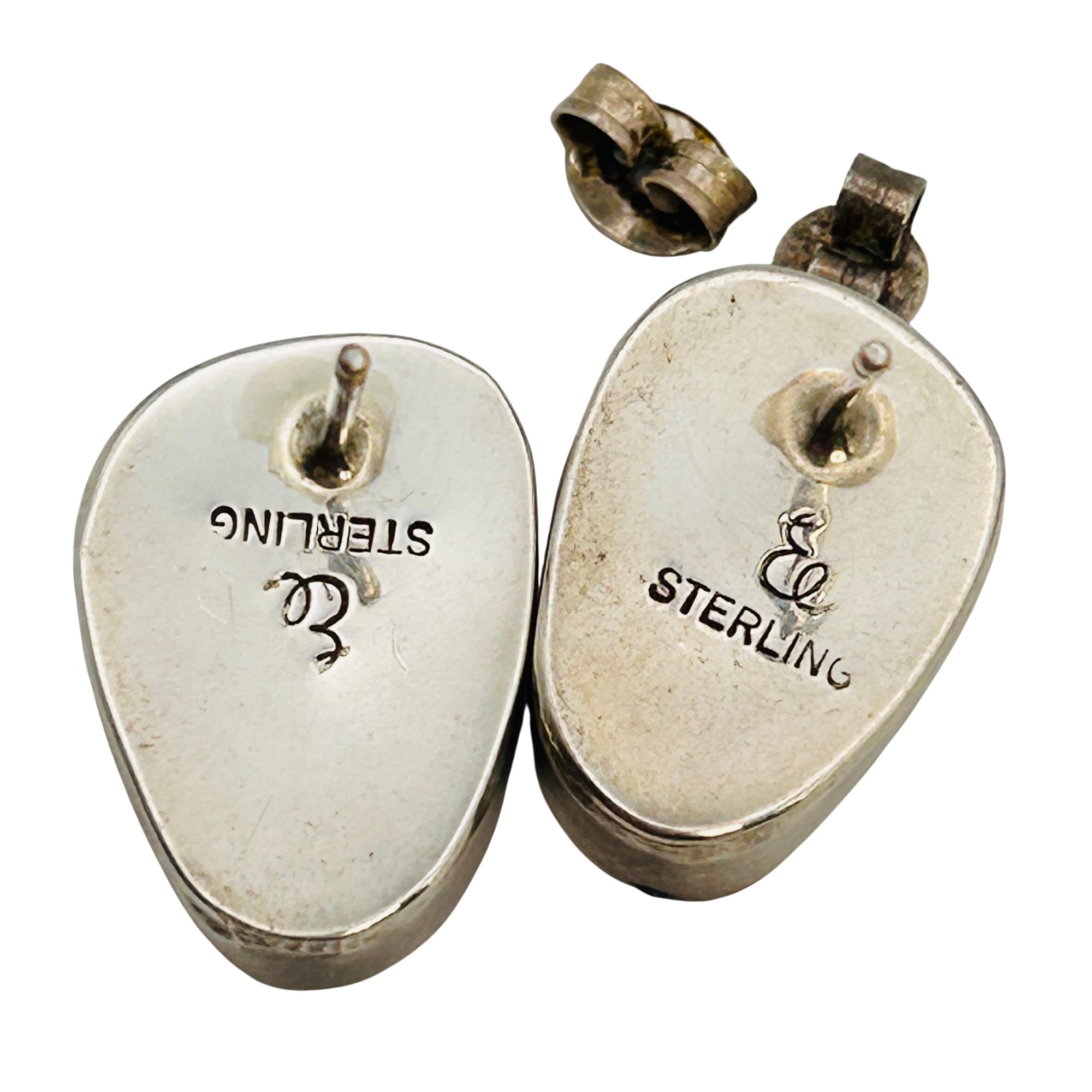 Signed EL Native Sterling Earrings