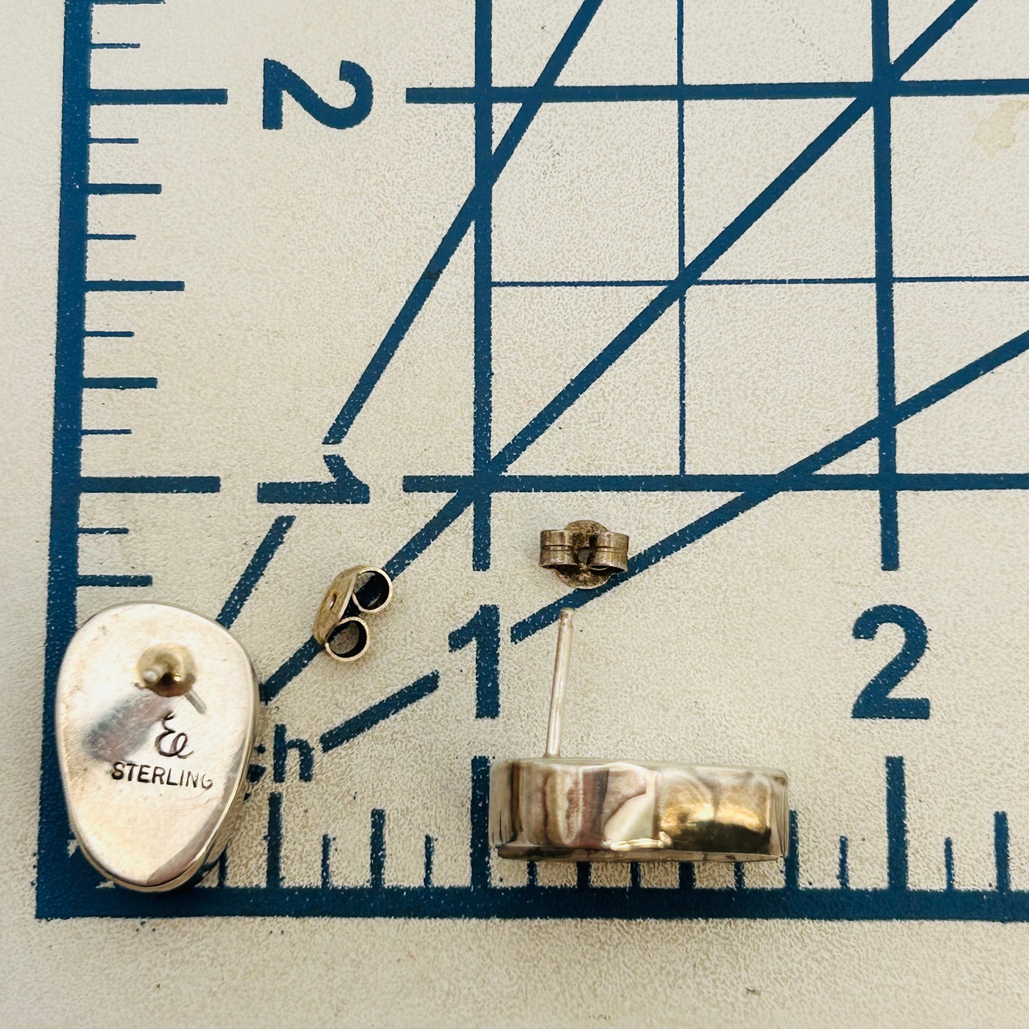 Signed EL Native Sterling Earrings