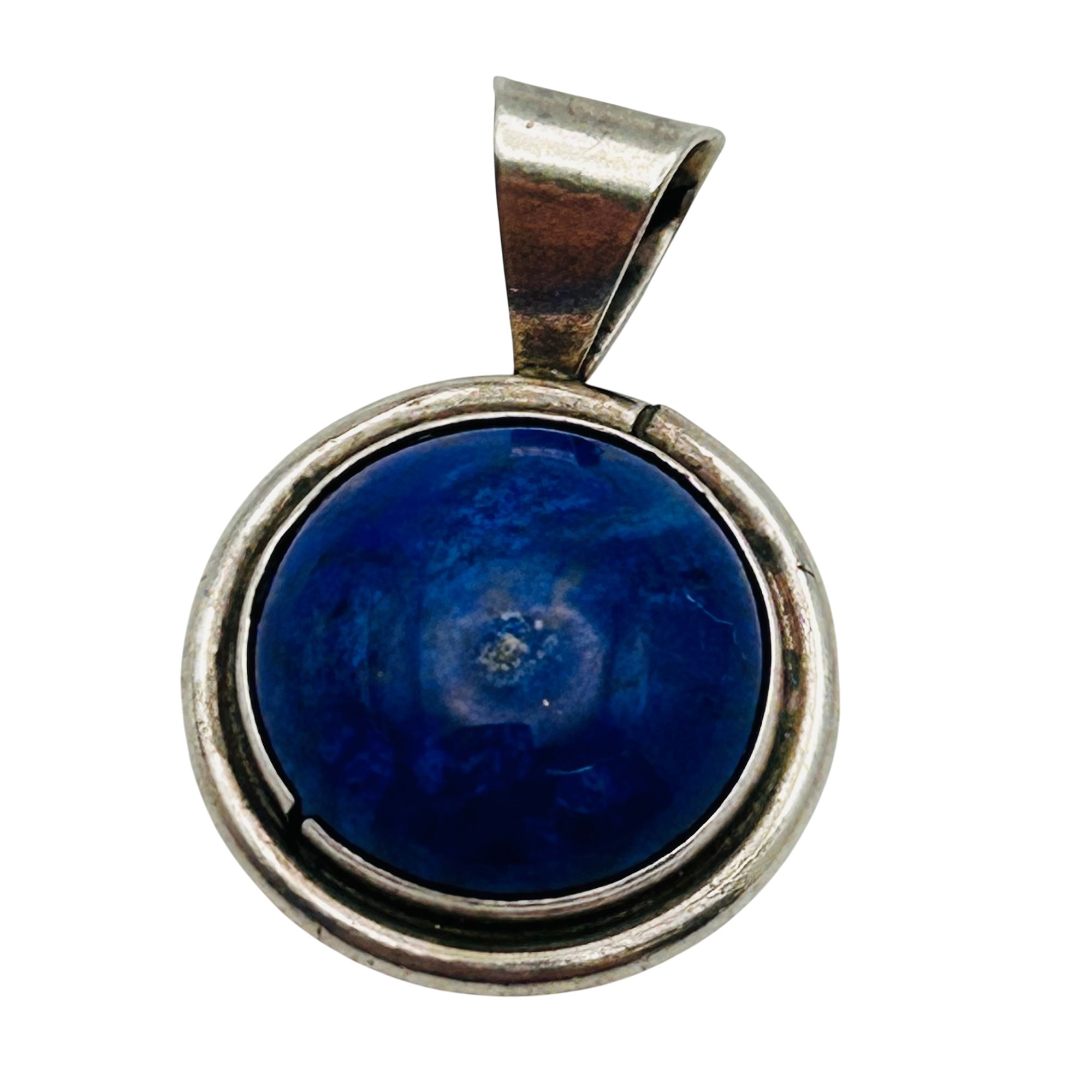 Navajo Sterling Lapis Lazuli Pendant