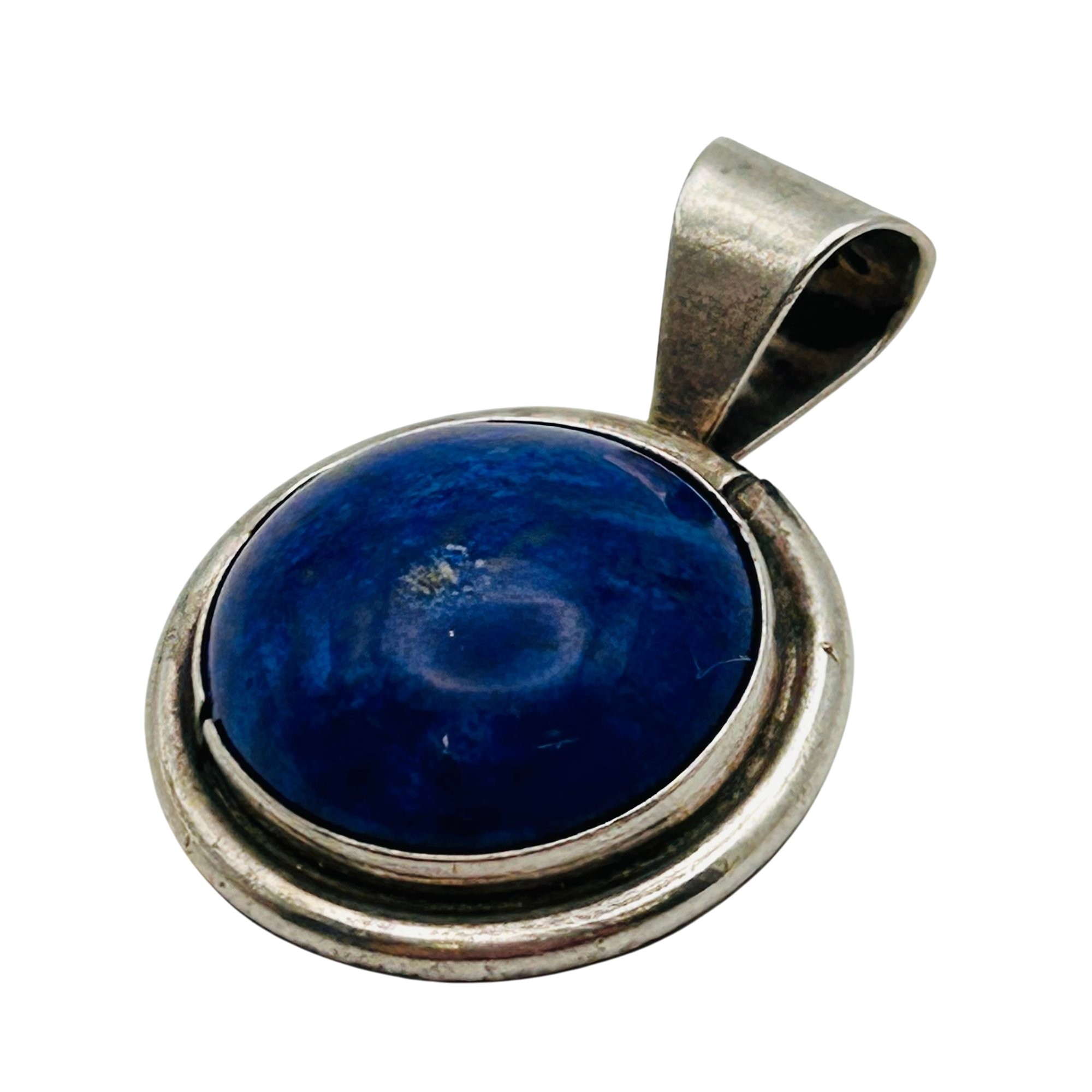 Navajo Sterling Lapis Lazuli Pendant